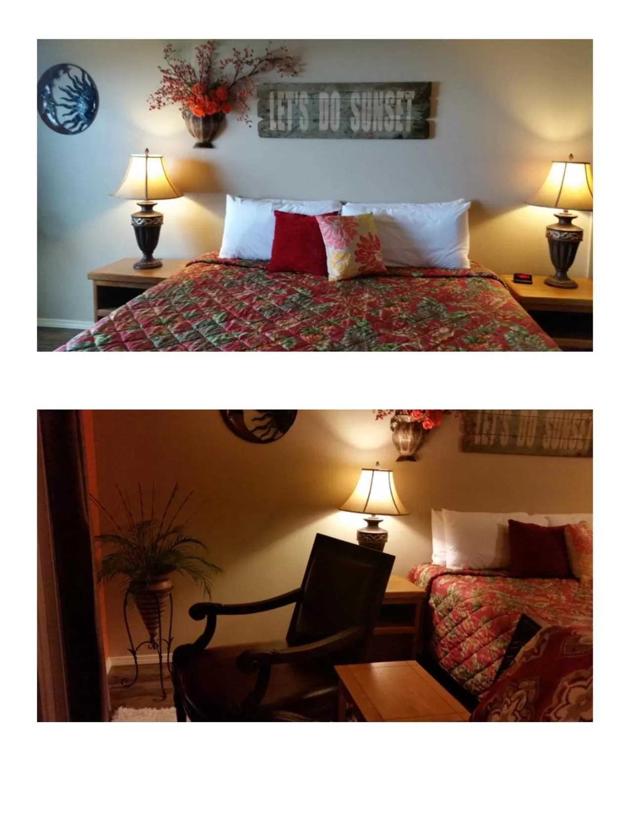 Bed in Silver Surf Motel