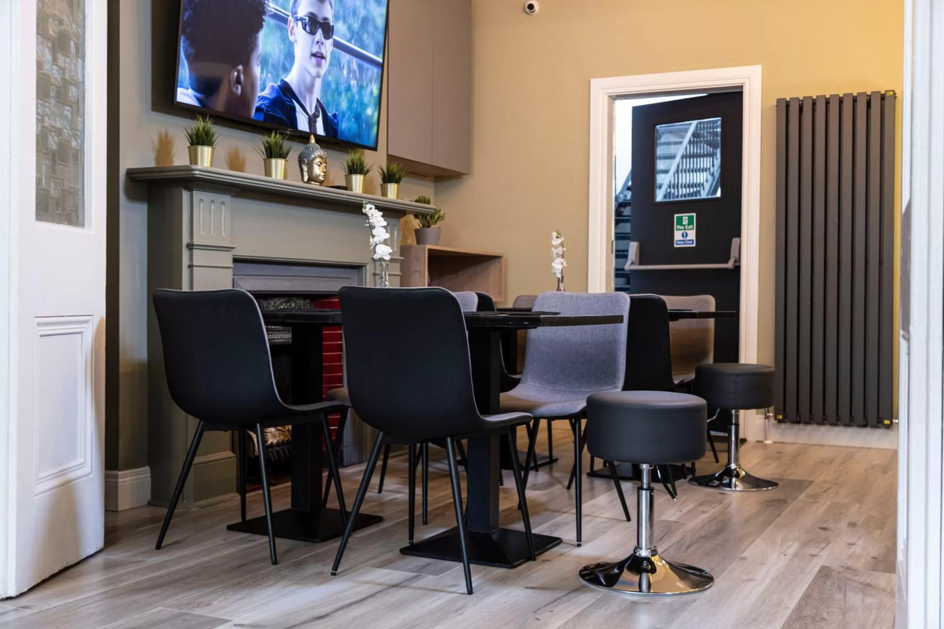 Dining area in Number 11 by the Warren Collection