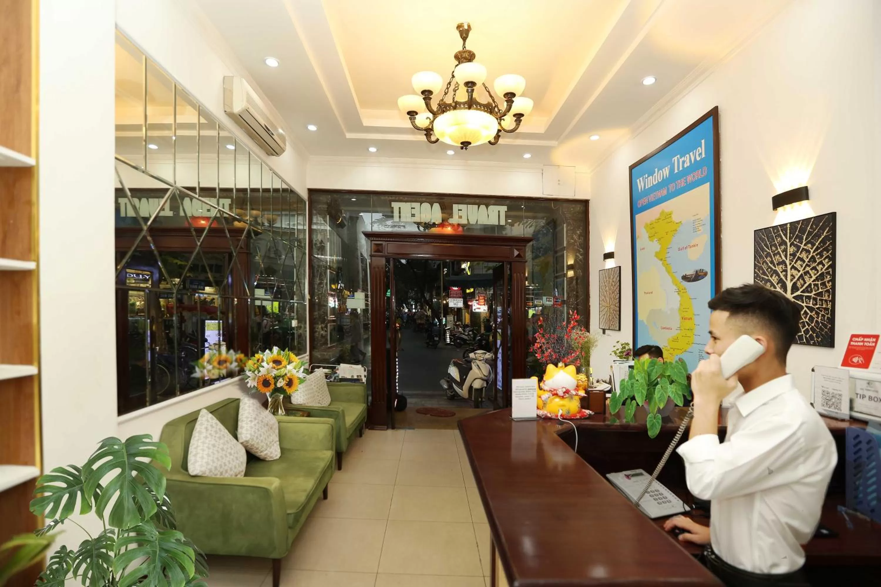 Lobby or reception in Hanoi Golden Lotus Hotel & Spa