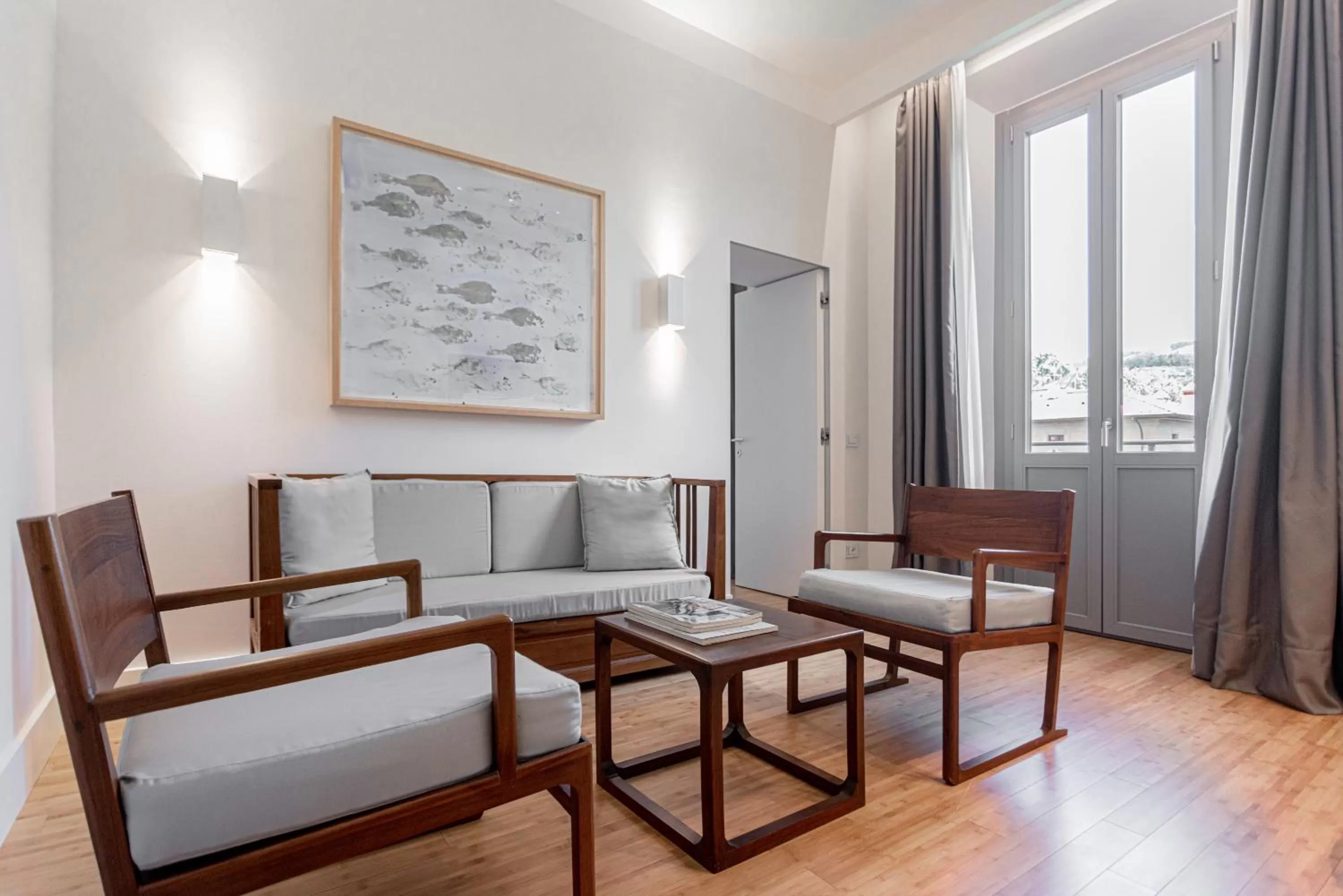 Seating area in Grand Hotel Croce Di Malta