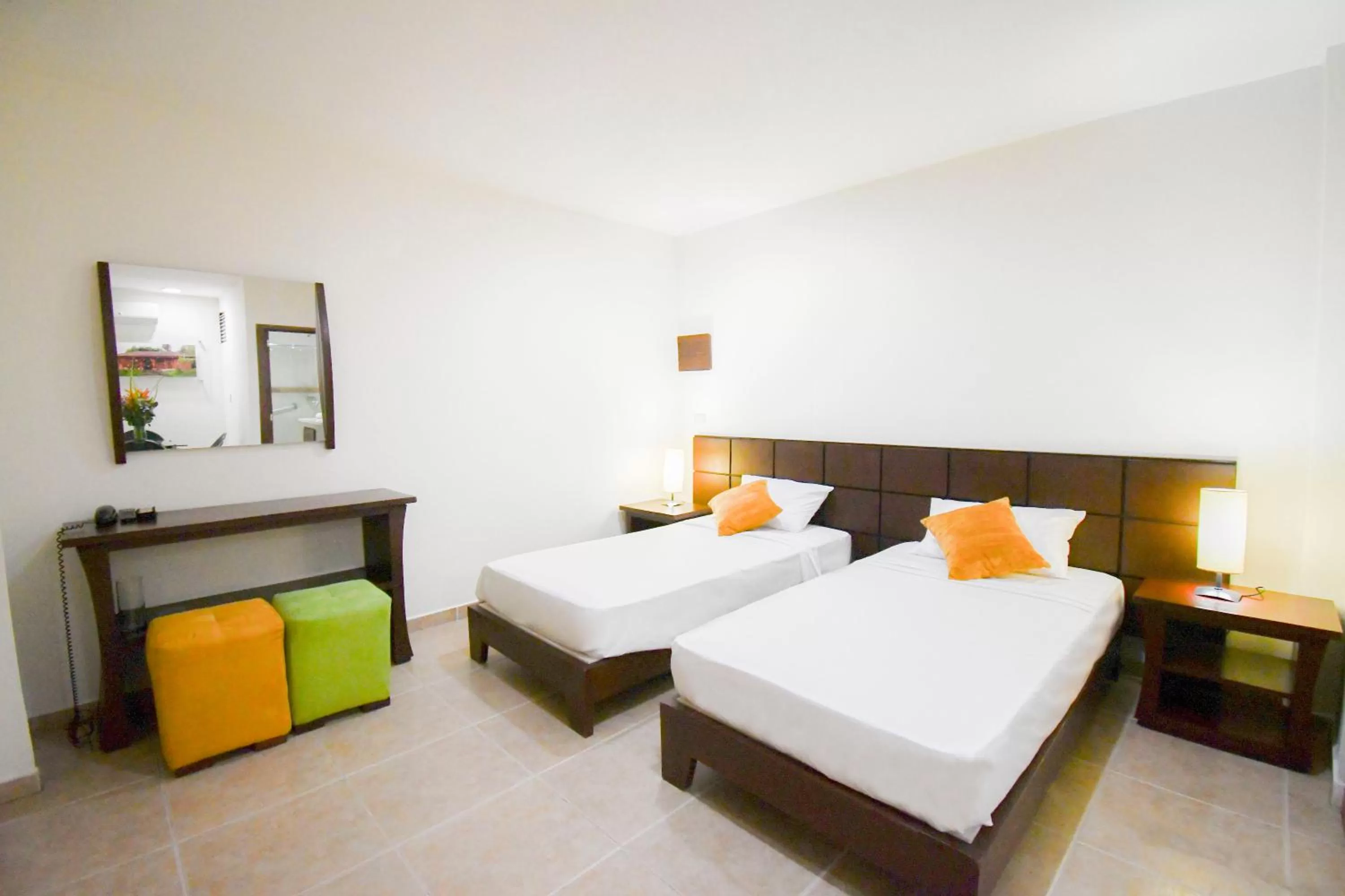 Bed in Hotel Mónaco Armenia