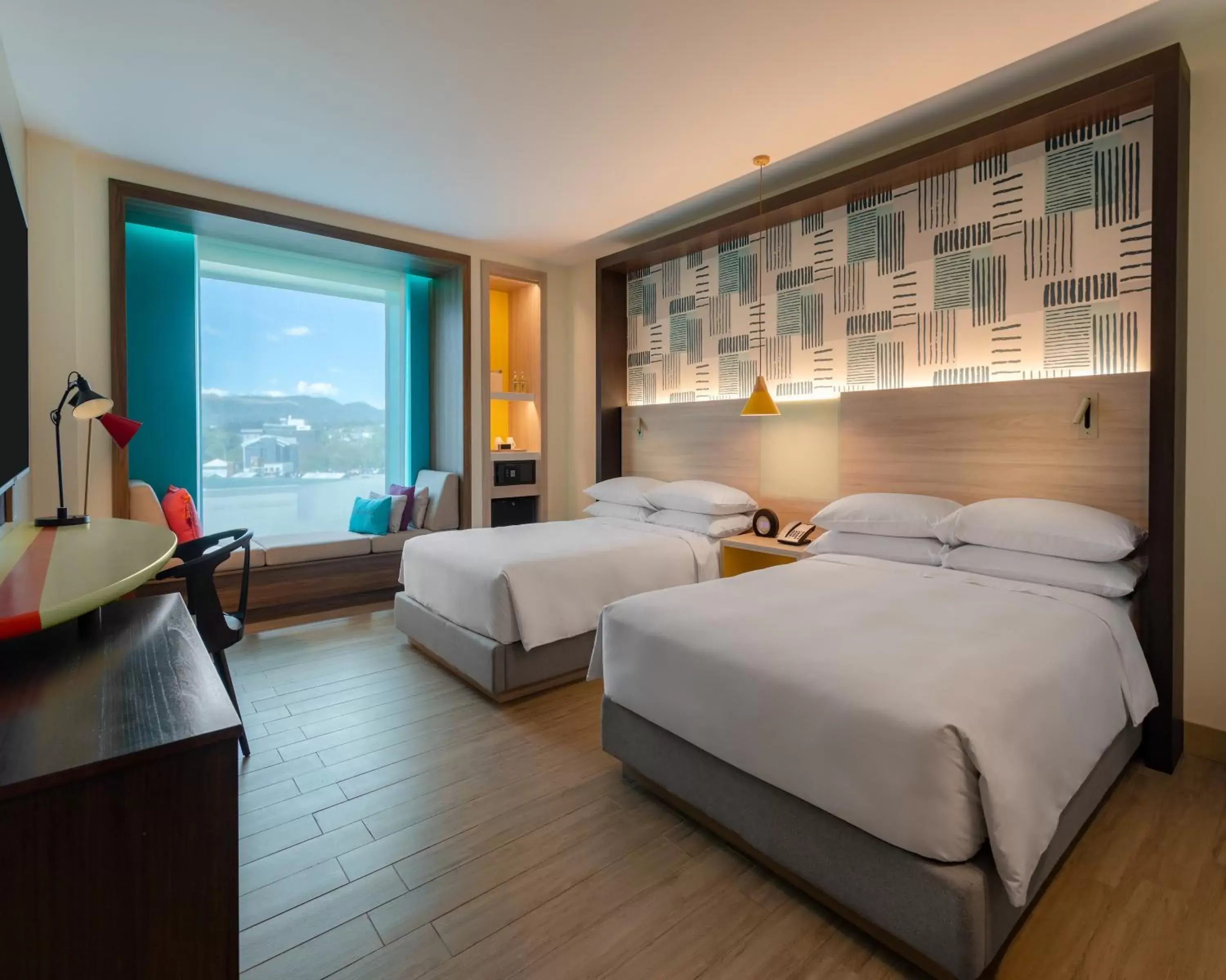 Double Room with Two Double Beds and View in Hyatt Centric San Salvador Double Room with Two Double Beds and View in Hyatt Centric San Salvador