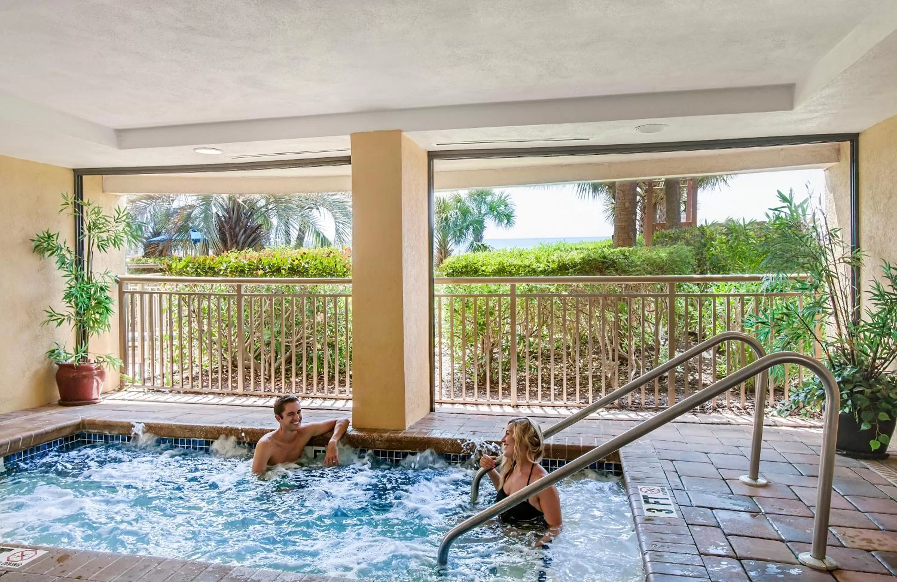 Swimming pool in Holiday Pavilion Resort on the Boardwalk