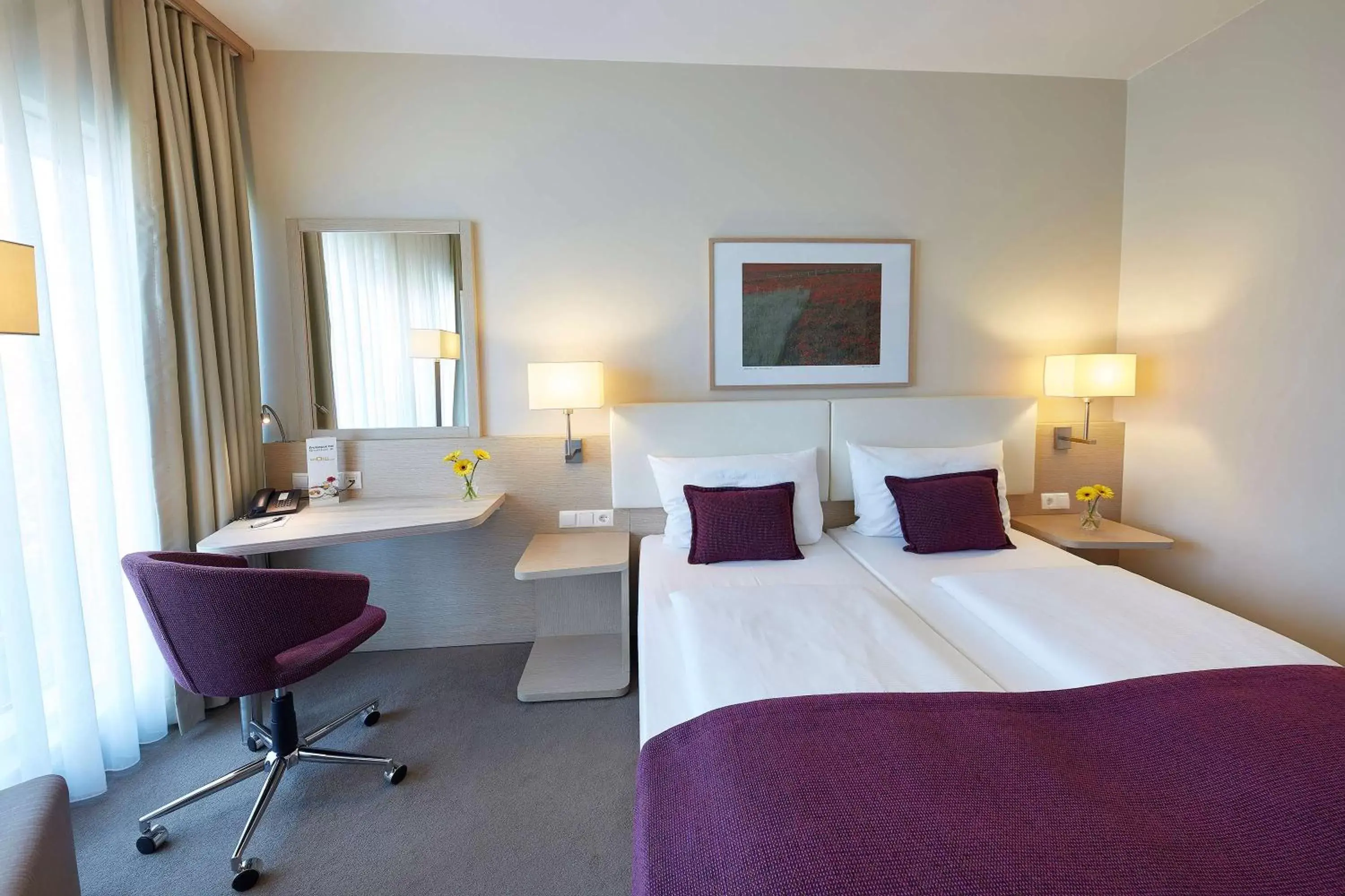 Business Twin Room in Four Points Flex by Sheraton Koblenz Business Twin Room in Four Points Flex by Sheraton Koblenz