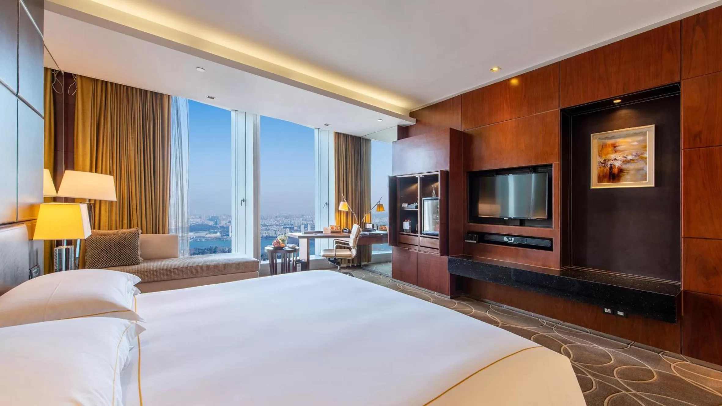 Photo of the whole room, Bed in InterContinental Nanjing by IHG