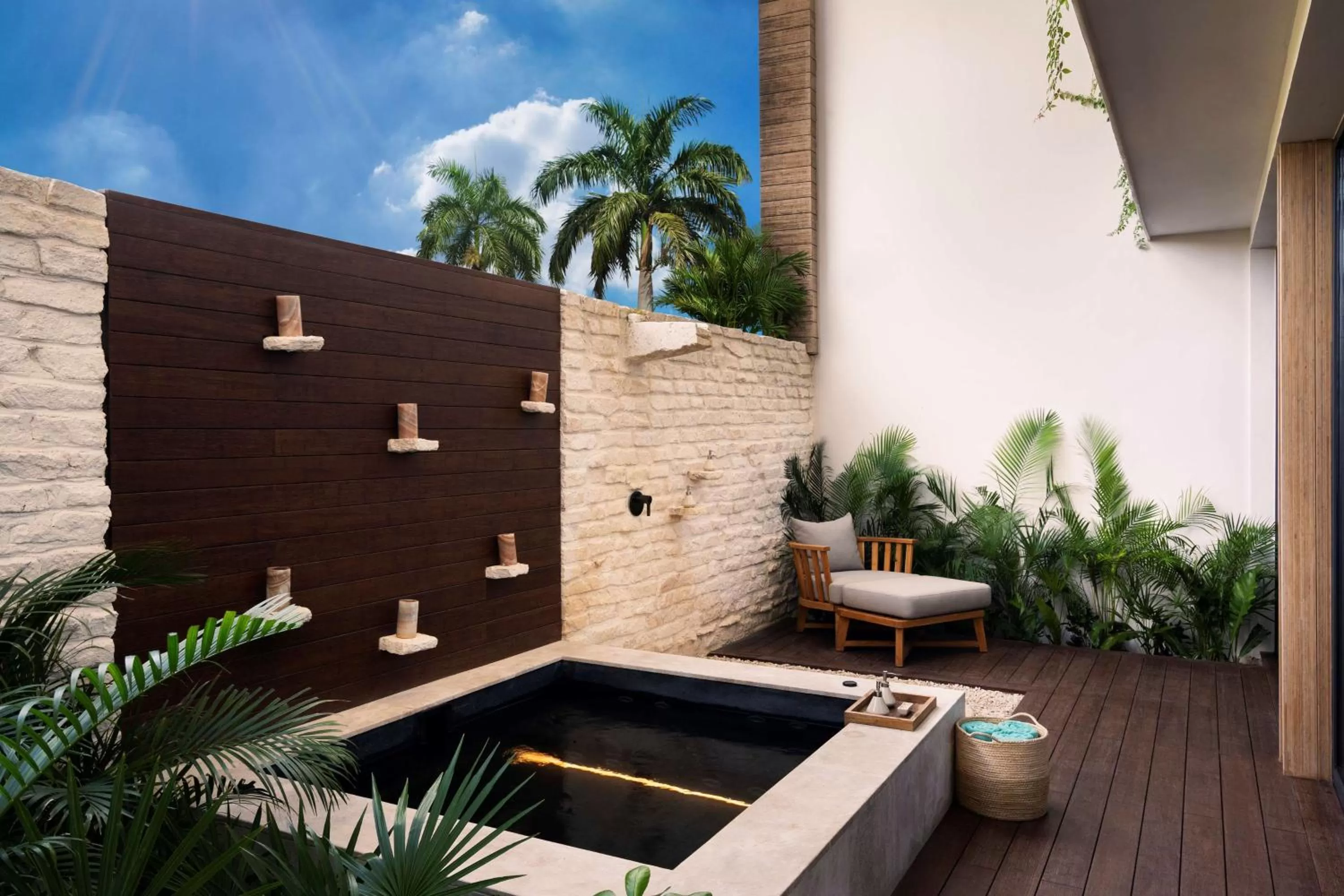 Bathroom in Banyan Tree Mayakoba