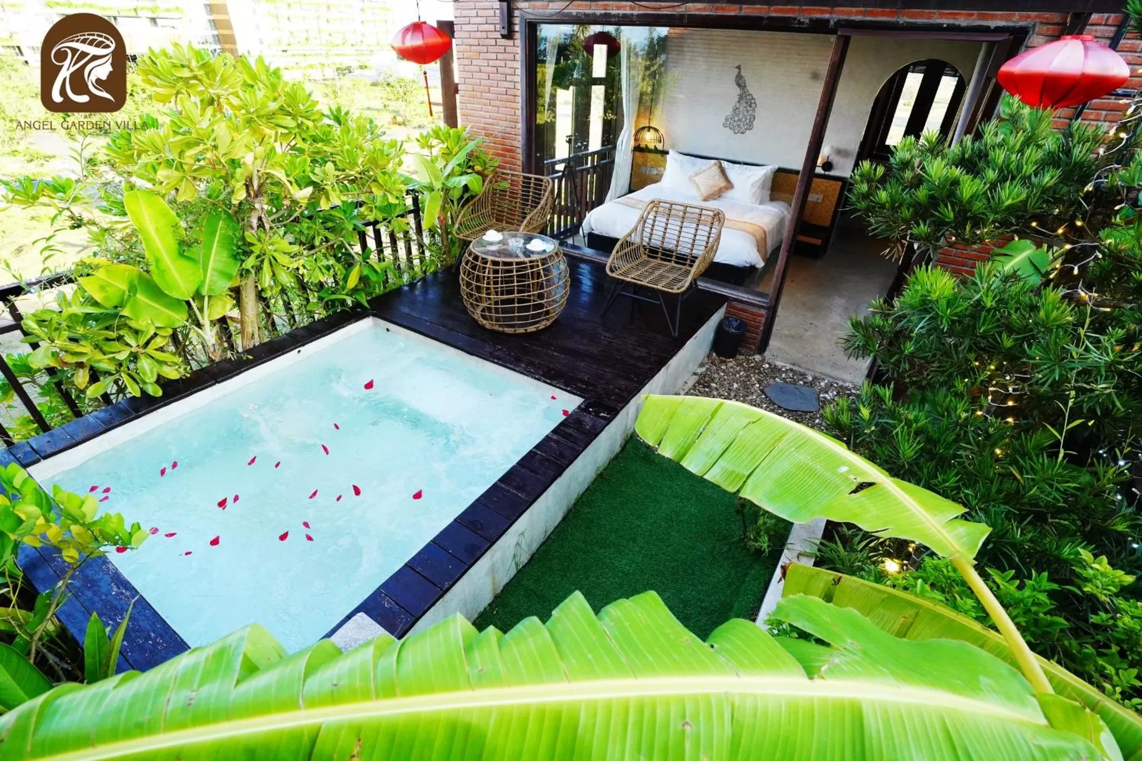 Patio in Angel Garden Villa