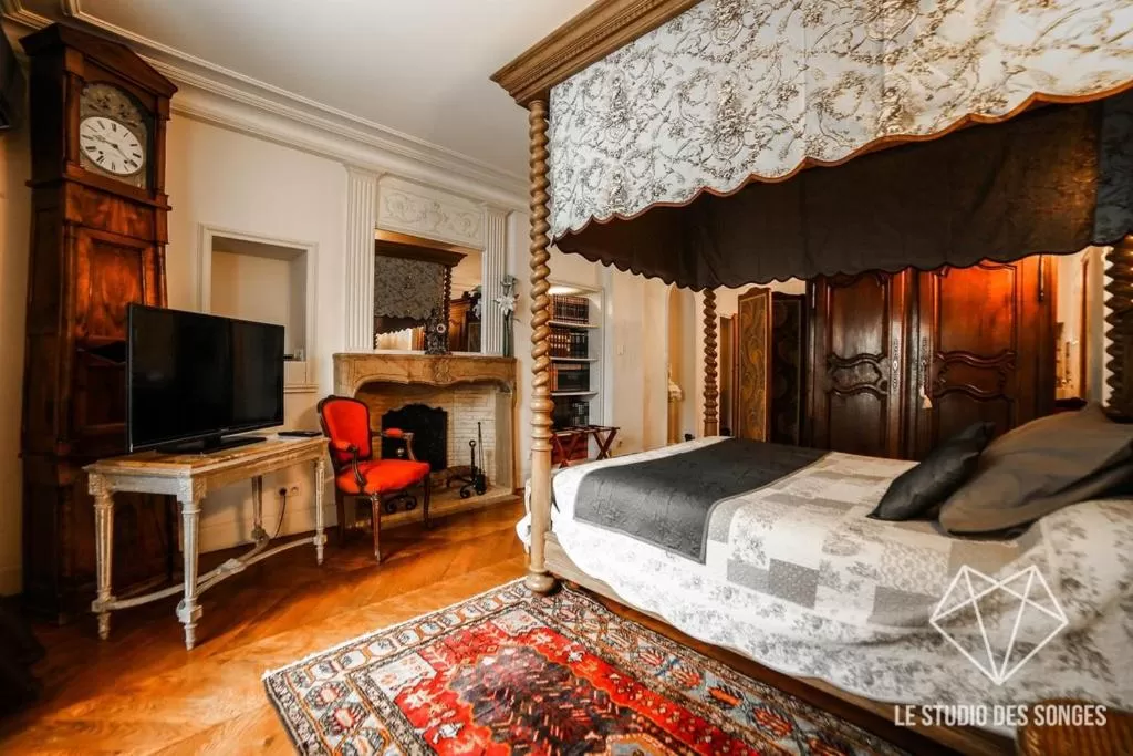 Bed in Chambre d'hôtes Le Petit Tertre