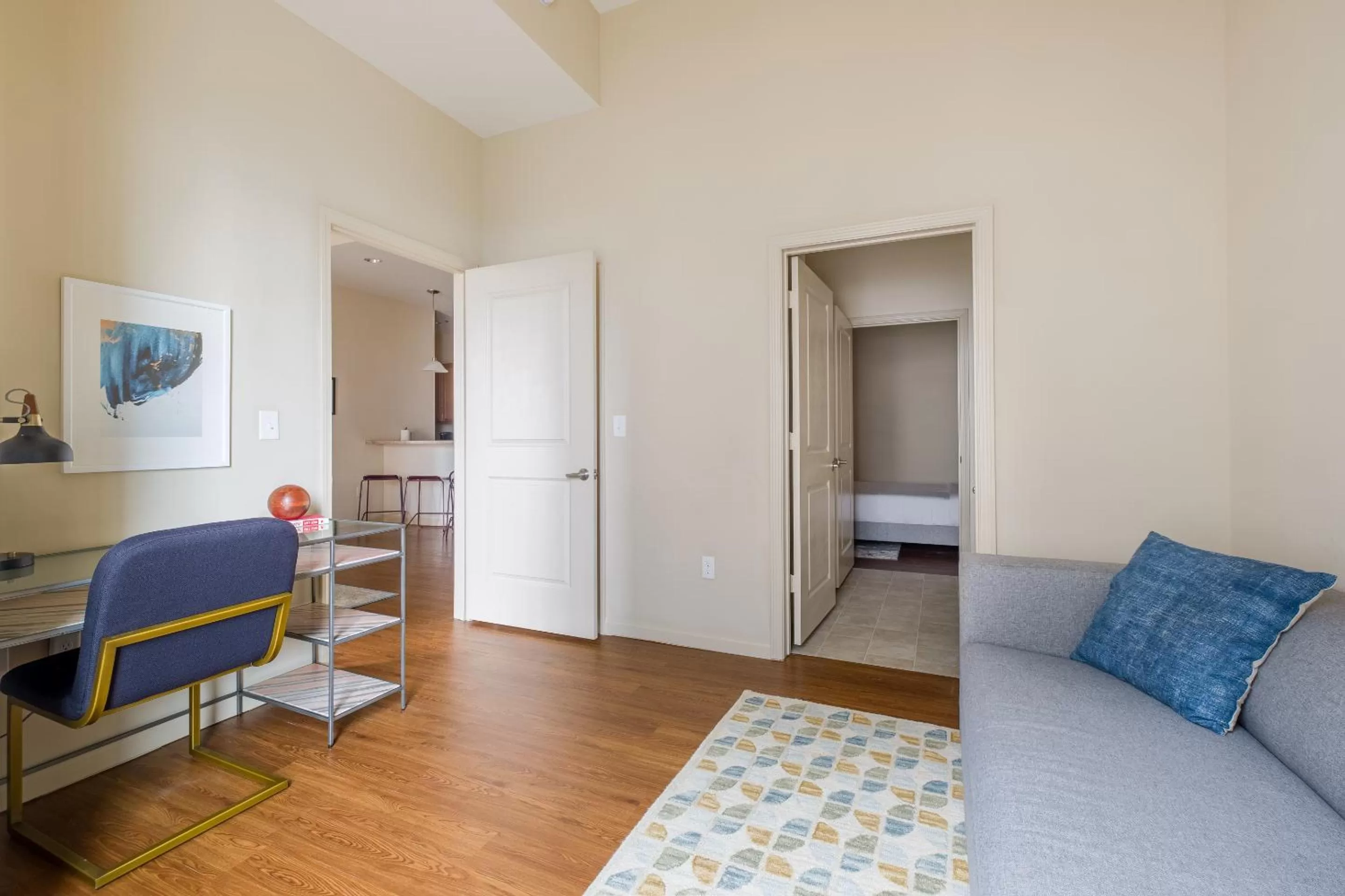 Bed in Mint House Greenville - Downtown