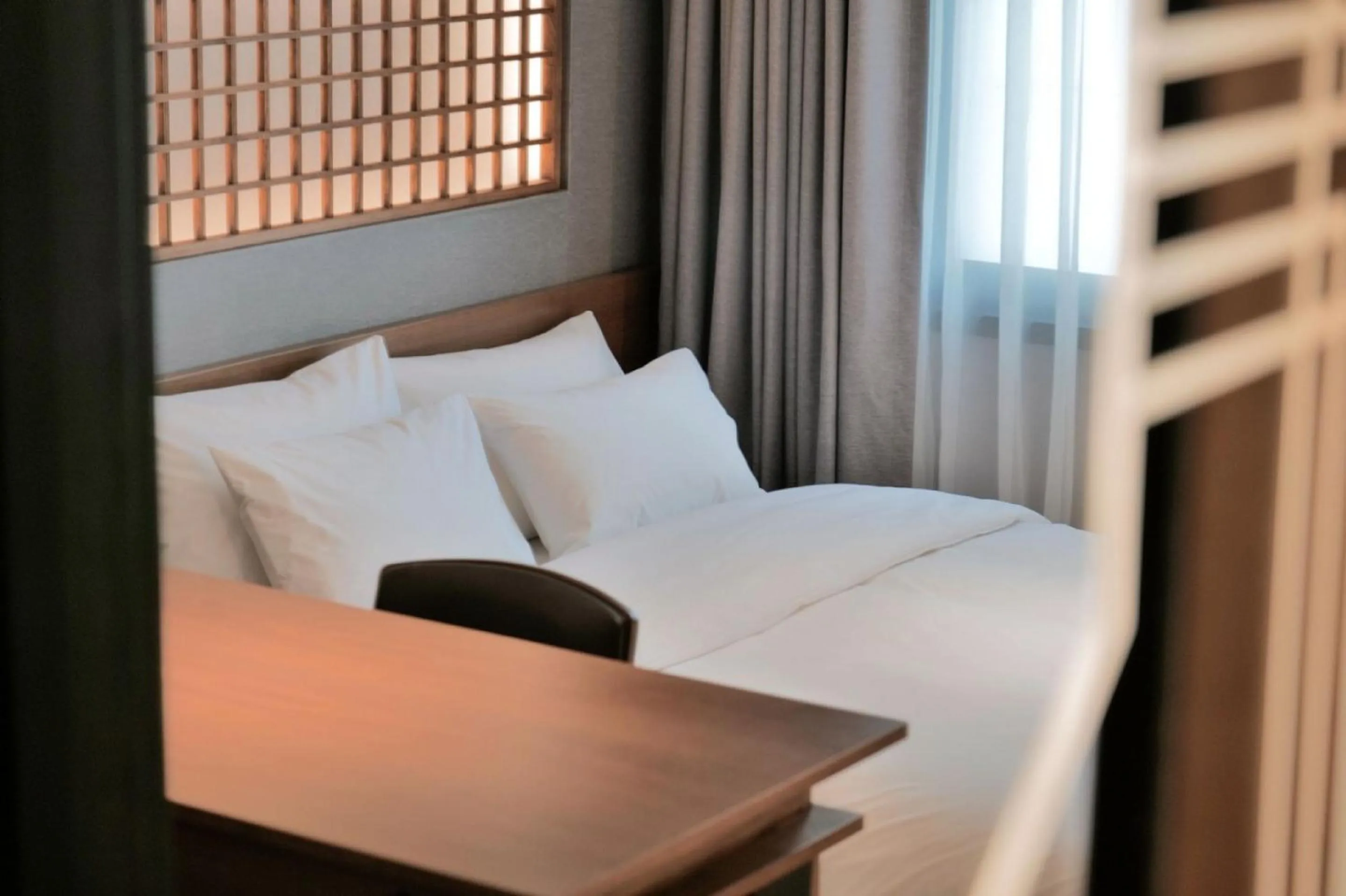 Bed in Yeon Hwa Moon Hotel