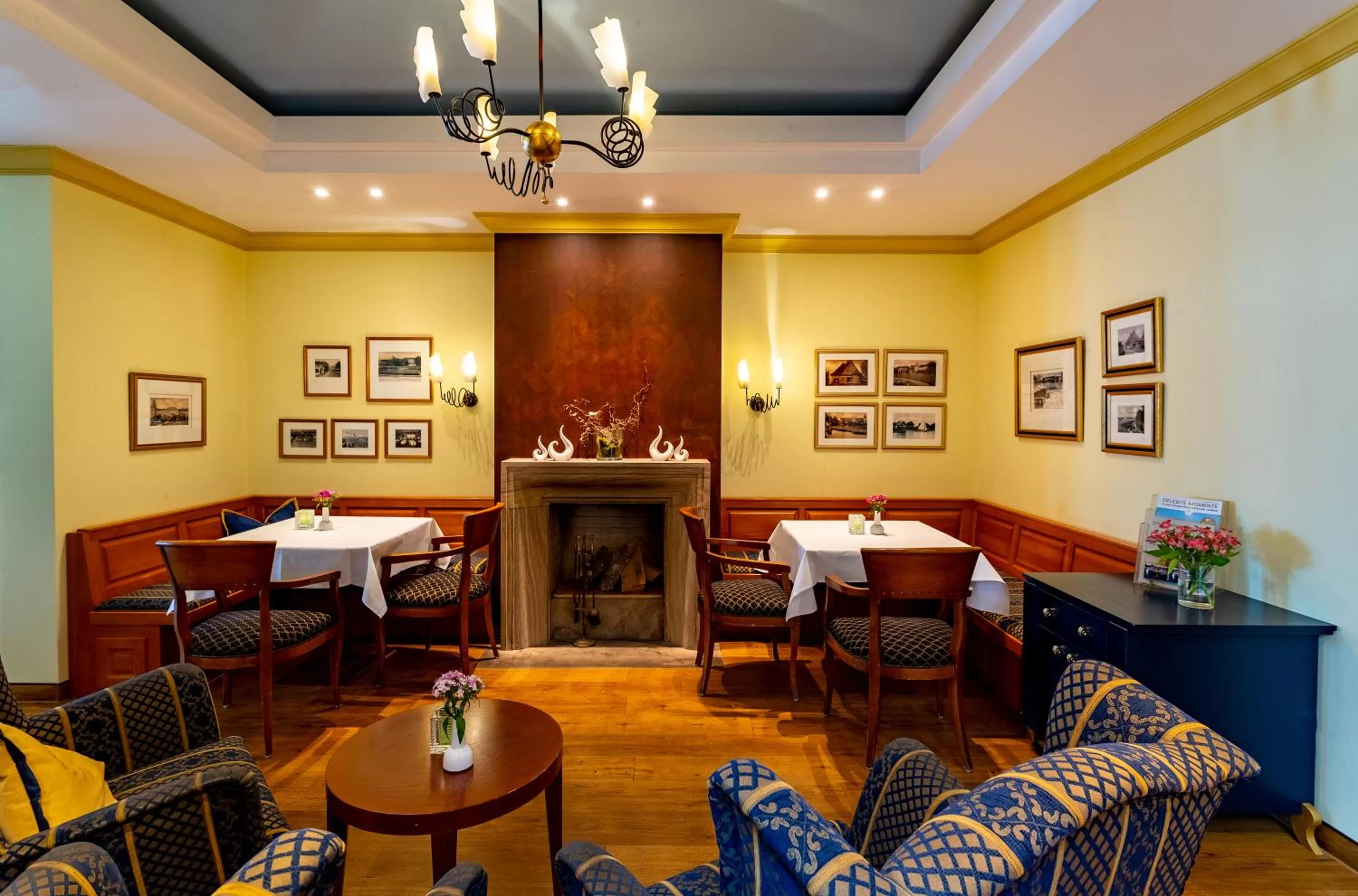 Seating area in Seehotel Fährhaus