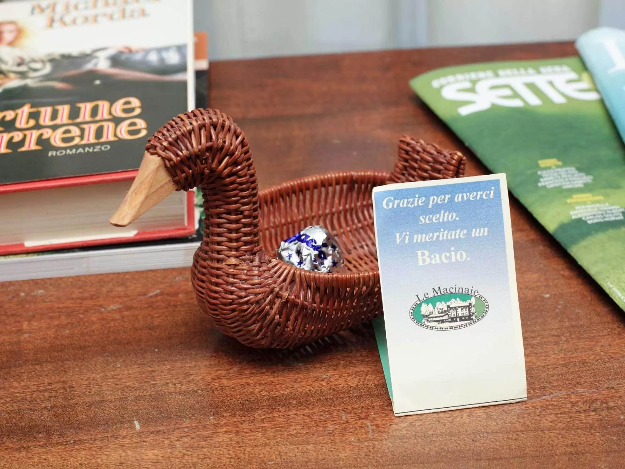 Decorative detail in Albergo Le Macinaie - Monte Amiata