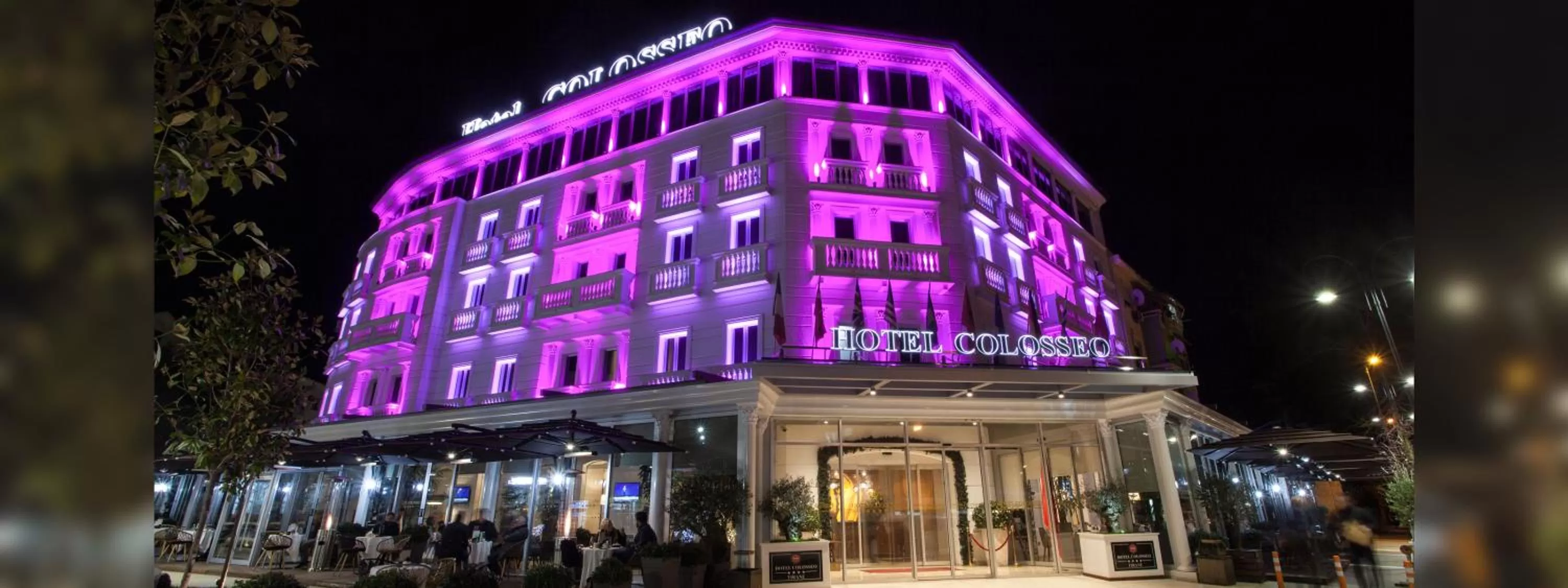 Facade/entrance in Hotel Colosseo Tirana