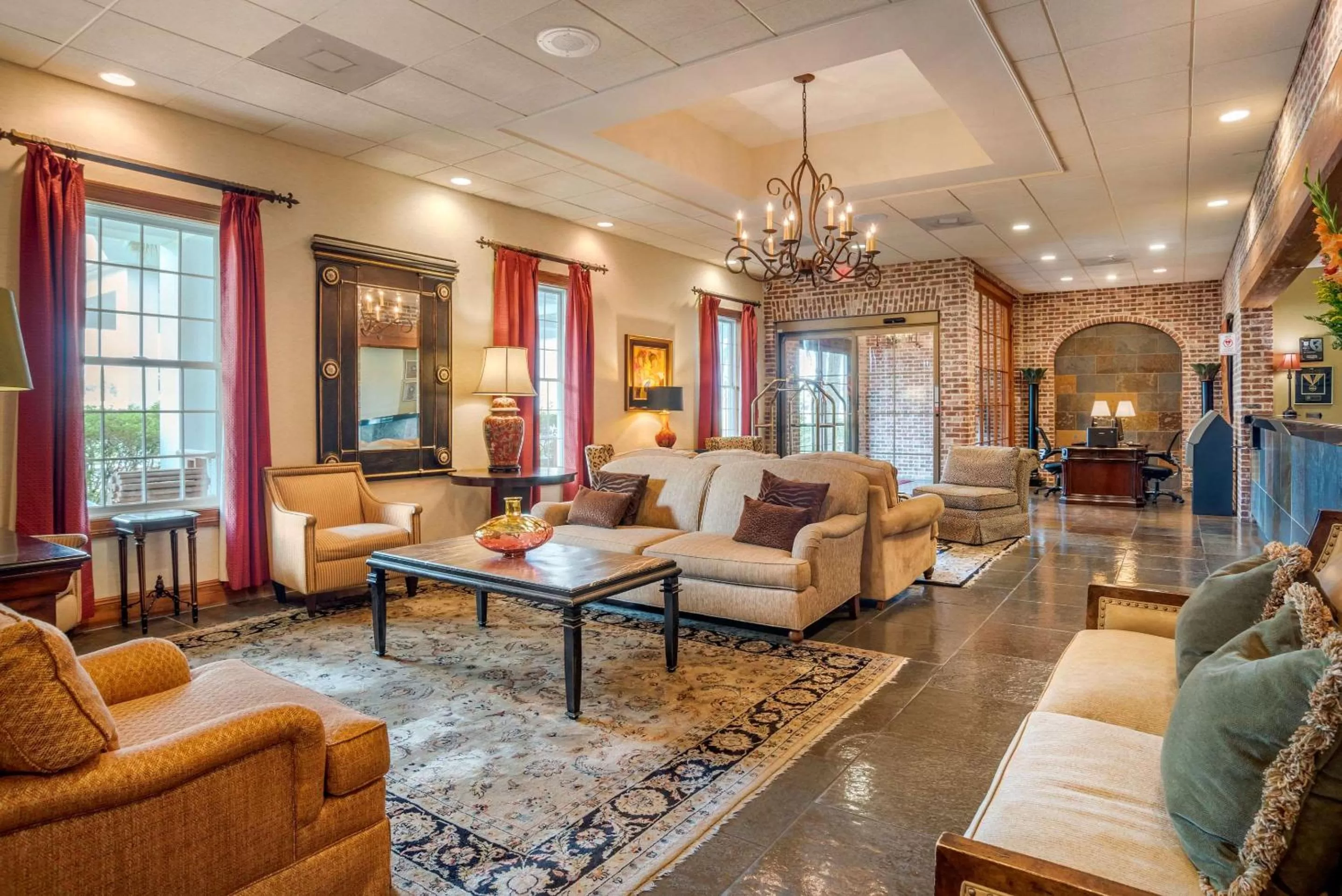 Lobby or reception in Clarion Inn Conference Center