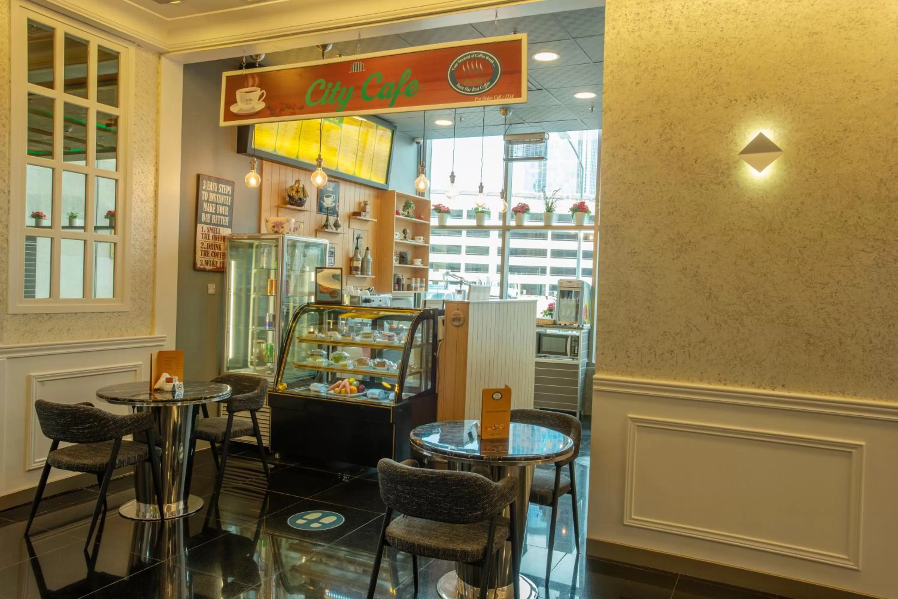 Food and drinks in City Tower Hotel