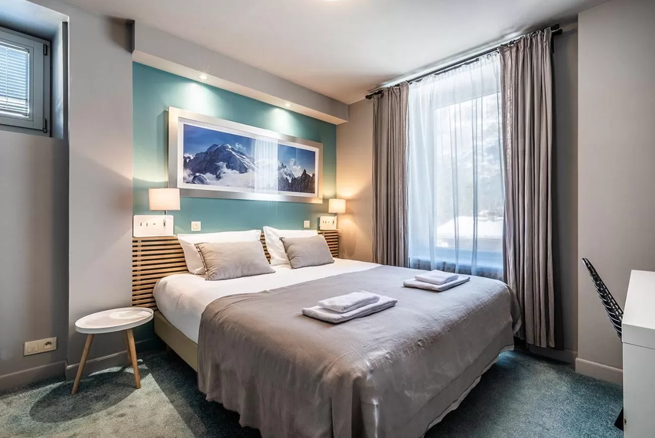 Bed in Eden Hotel, Apartments and Chalet Chamonix Les Praz