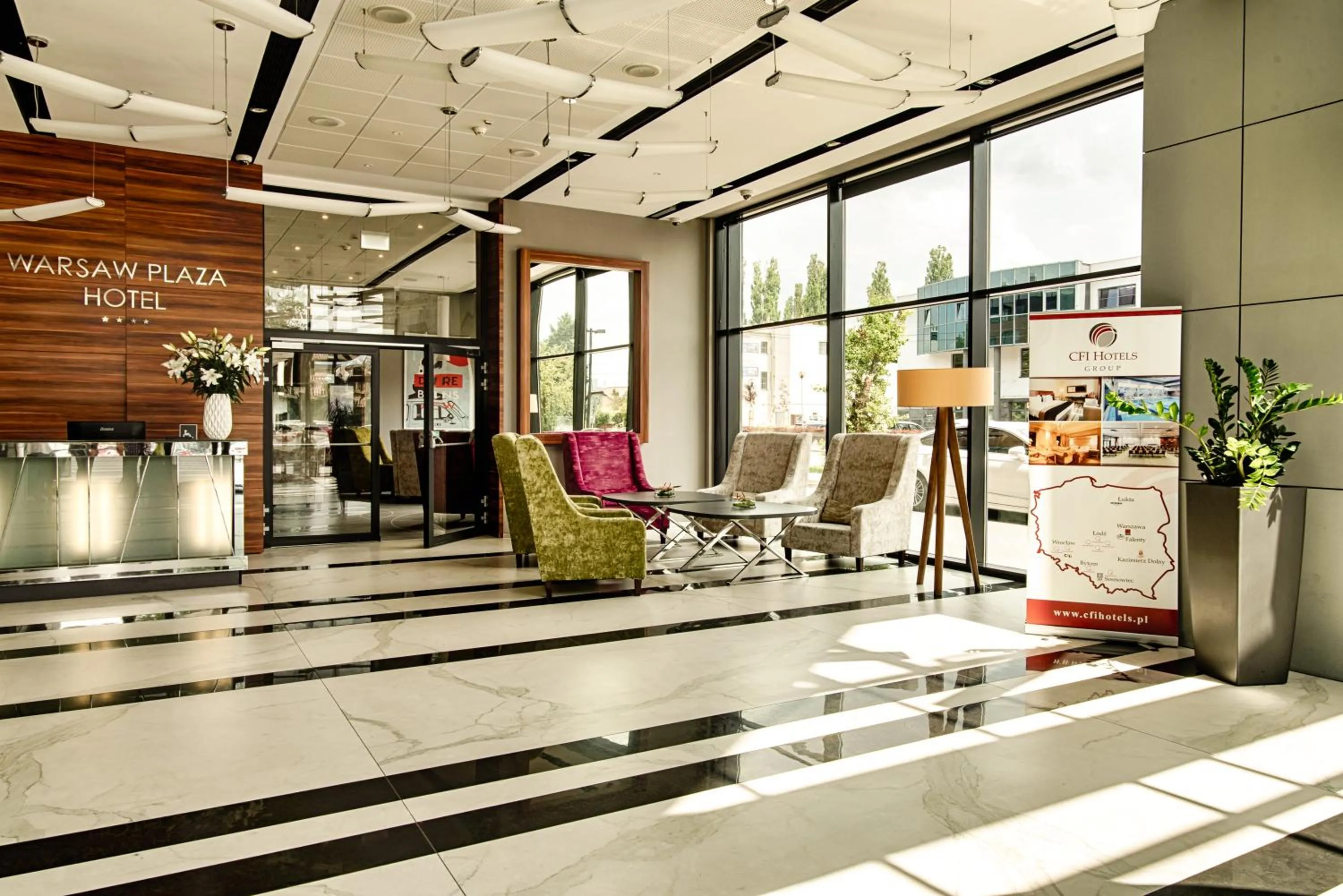 Lobby or reception in Warsaw Plaza Hotel