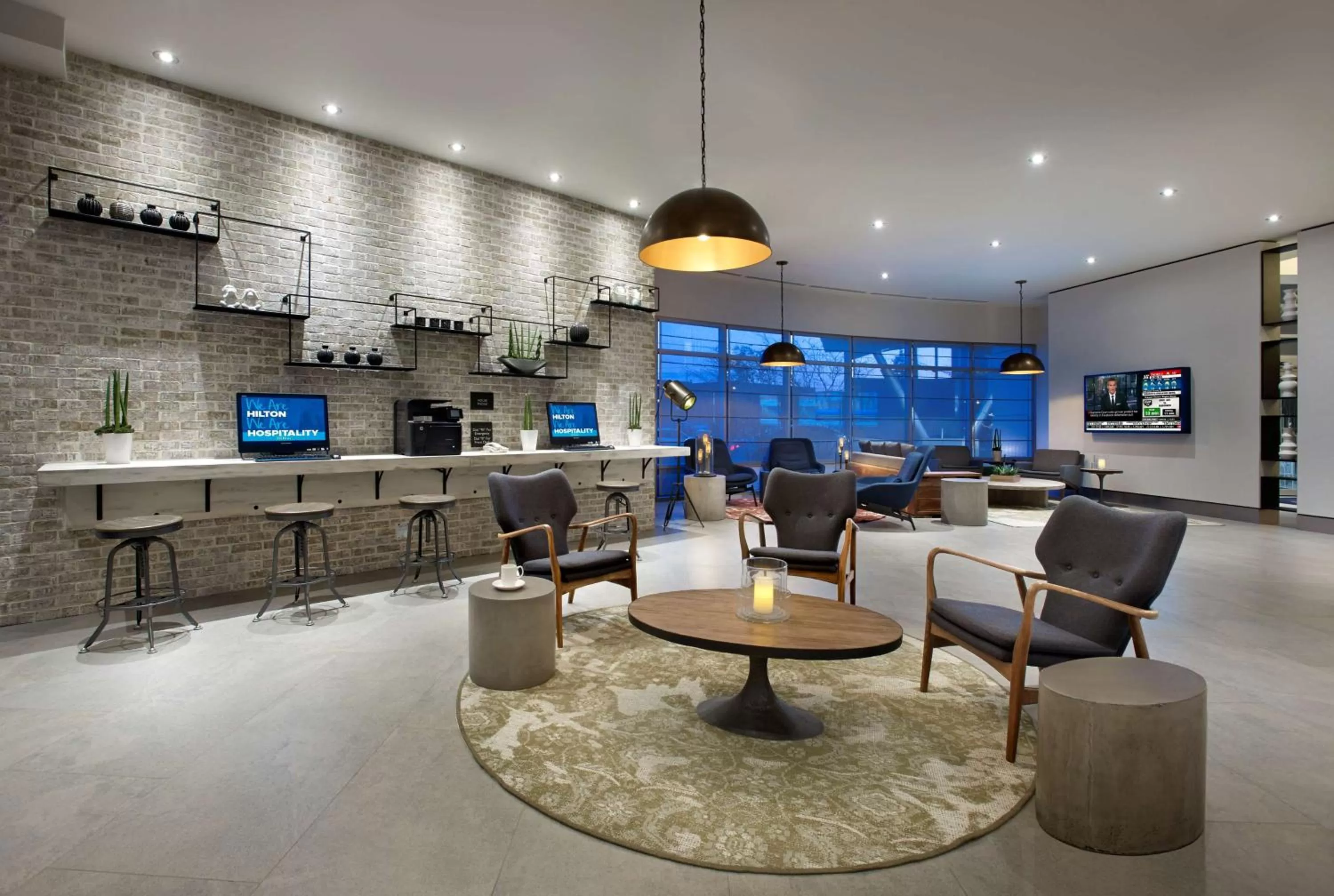 Lobby or reception in Hilton Garden Inn Toronto Airport