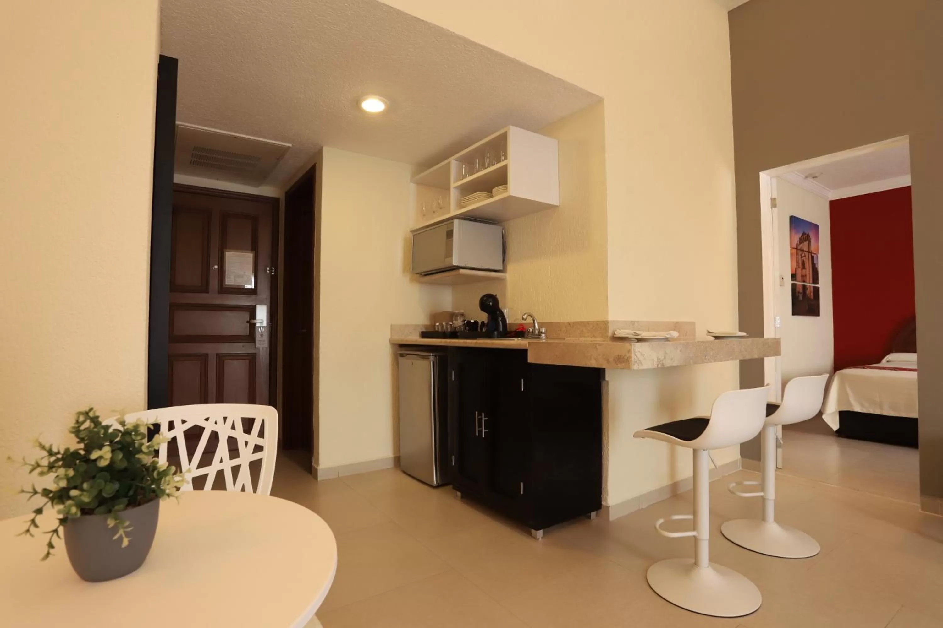 Kitchen or kitchenette in Adhara Hacienda Cancun