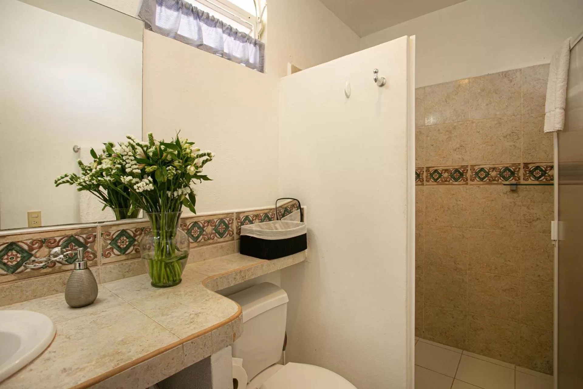 Bathroom in Casitas Miramar Puerto Vallarta Malecón