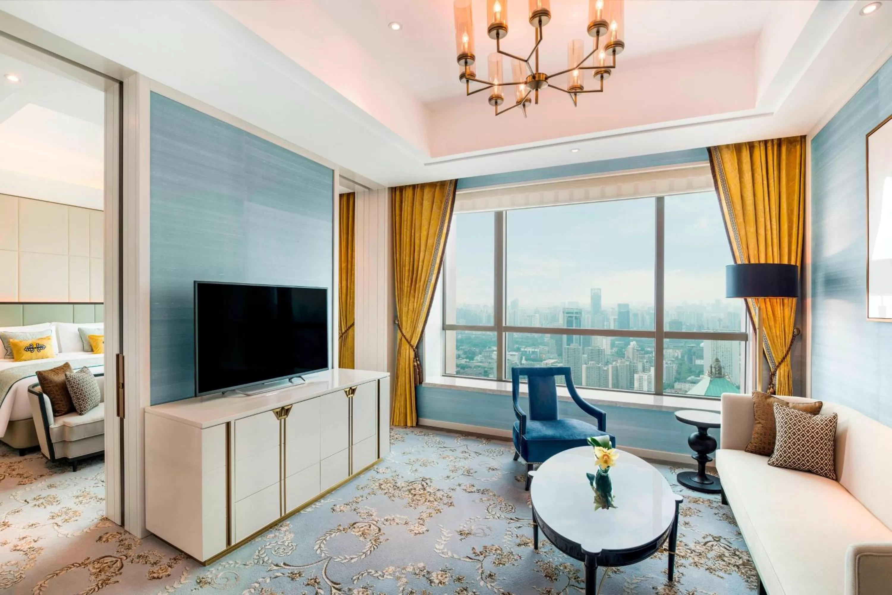 Living room in The St Regis Shanghai Jingan