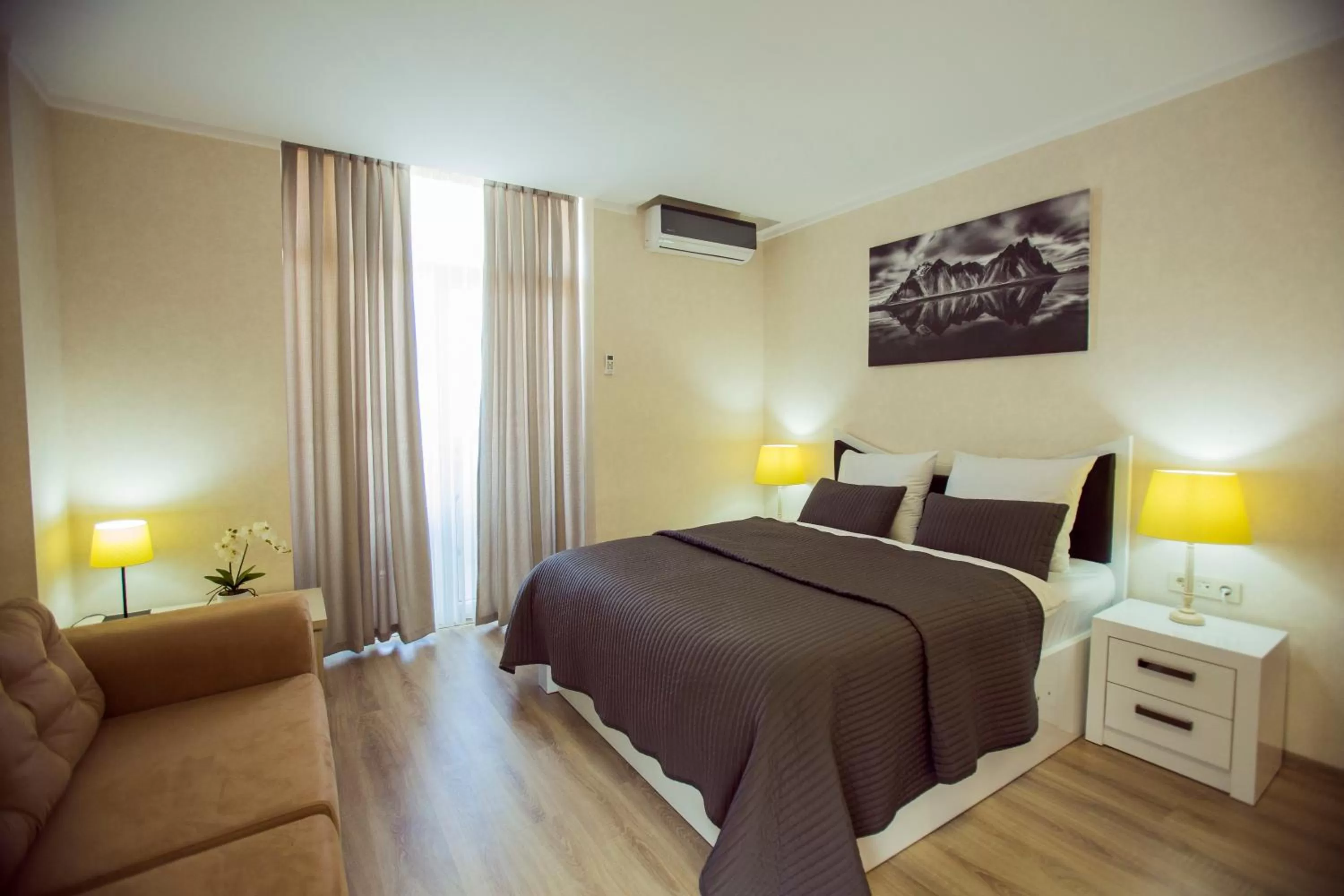 Bed in Aparthotel Holiday Lux Batumi