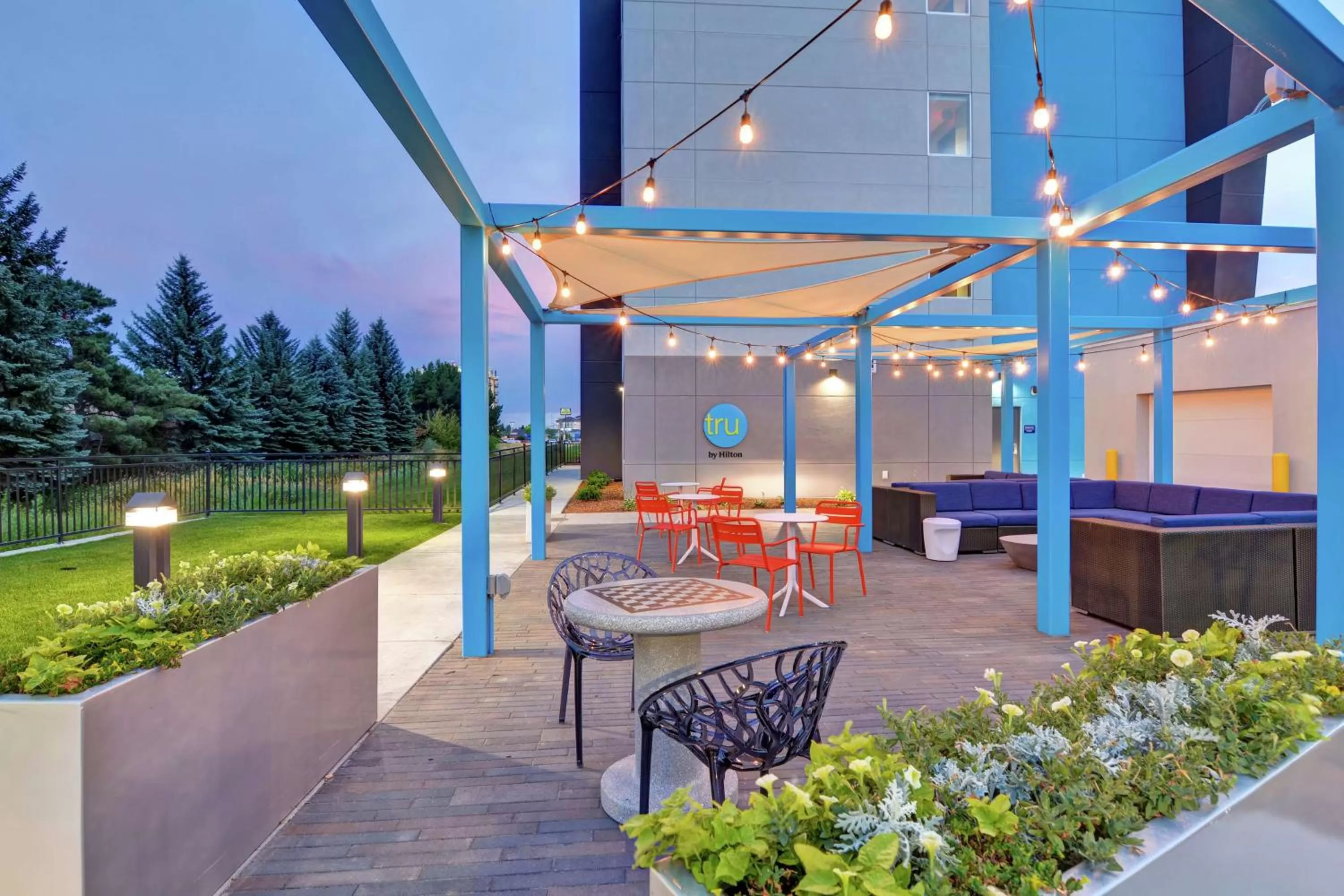Patio in Tru By Hilton Idaho Falls Id