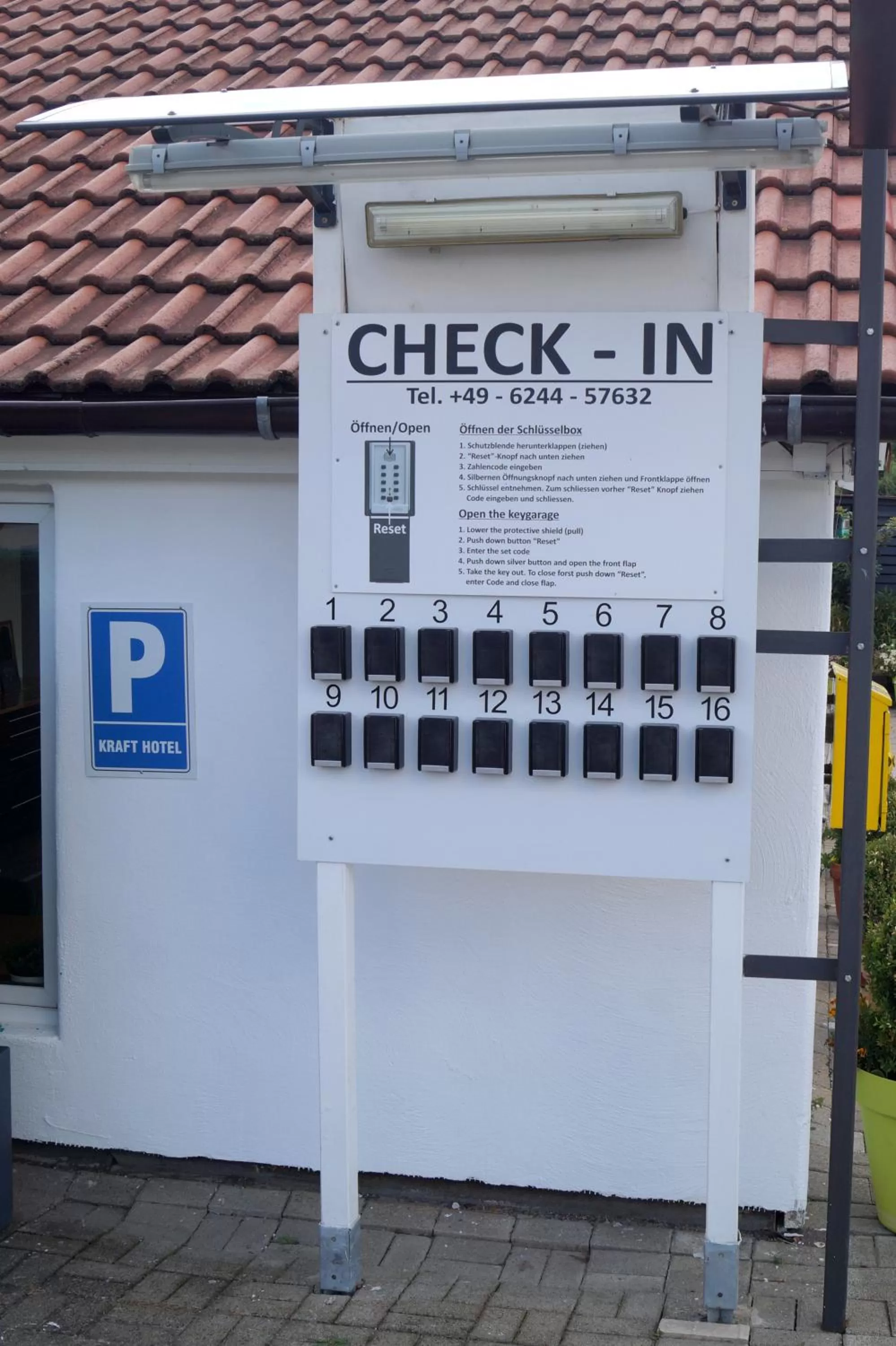 Lobby or reception in Kraft Hotel-Klimaanlage in jedem Zimmer, AC in each room!