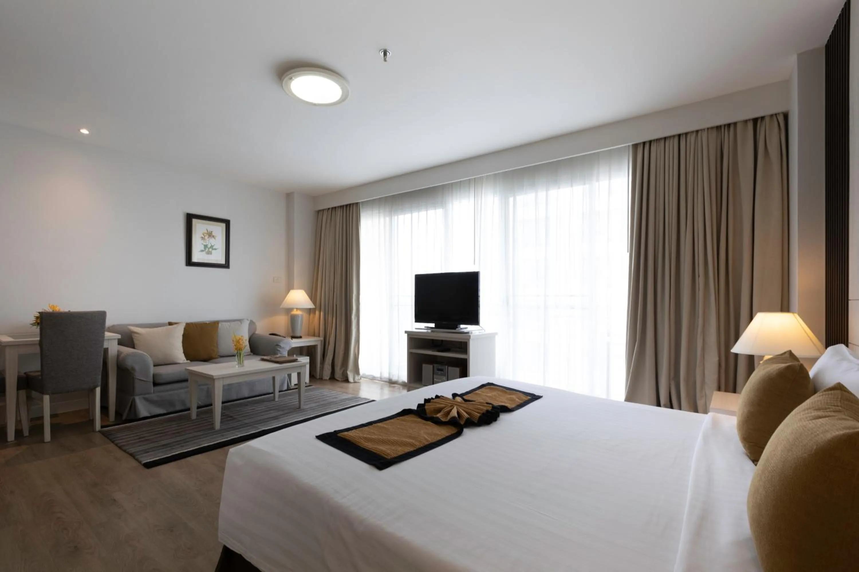 Bed in Kantary Bay Hotel And Serviced Apartment Rayong