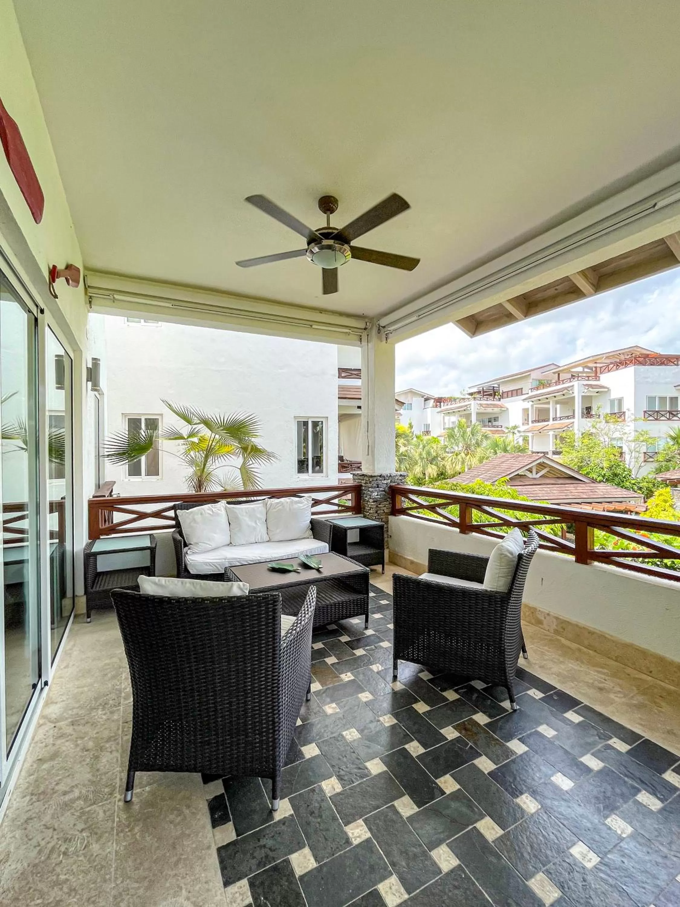 Balcony/Terrace in Xeliter Balcones del Atlantico - Las Terrenas