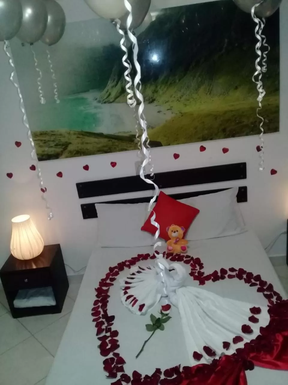 Bed in Hotel Miami Beach