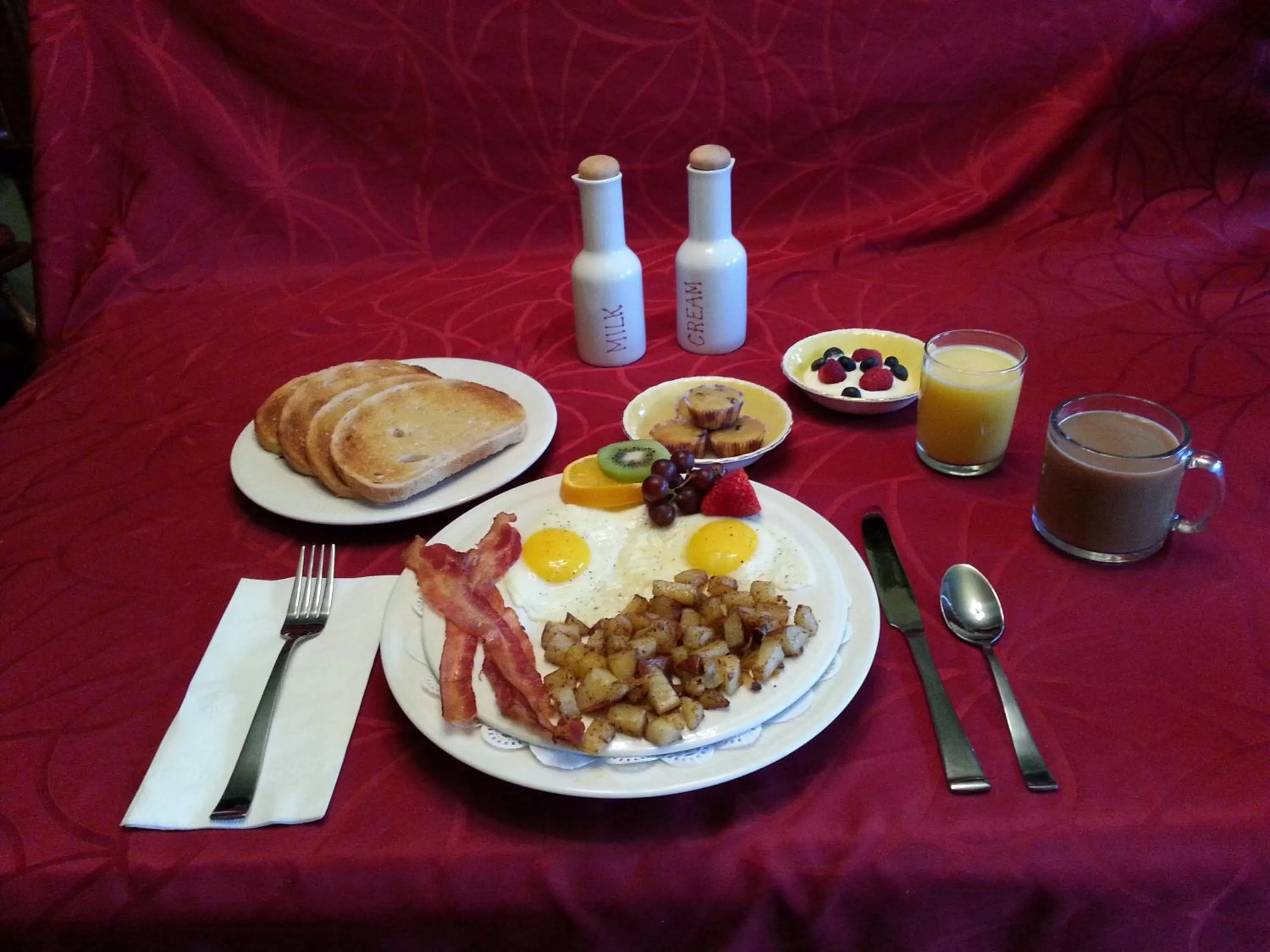 Breakfast in A Hidden Gem Bed and Breakfast