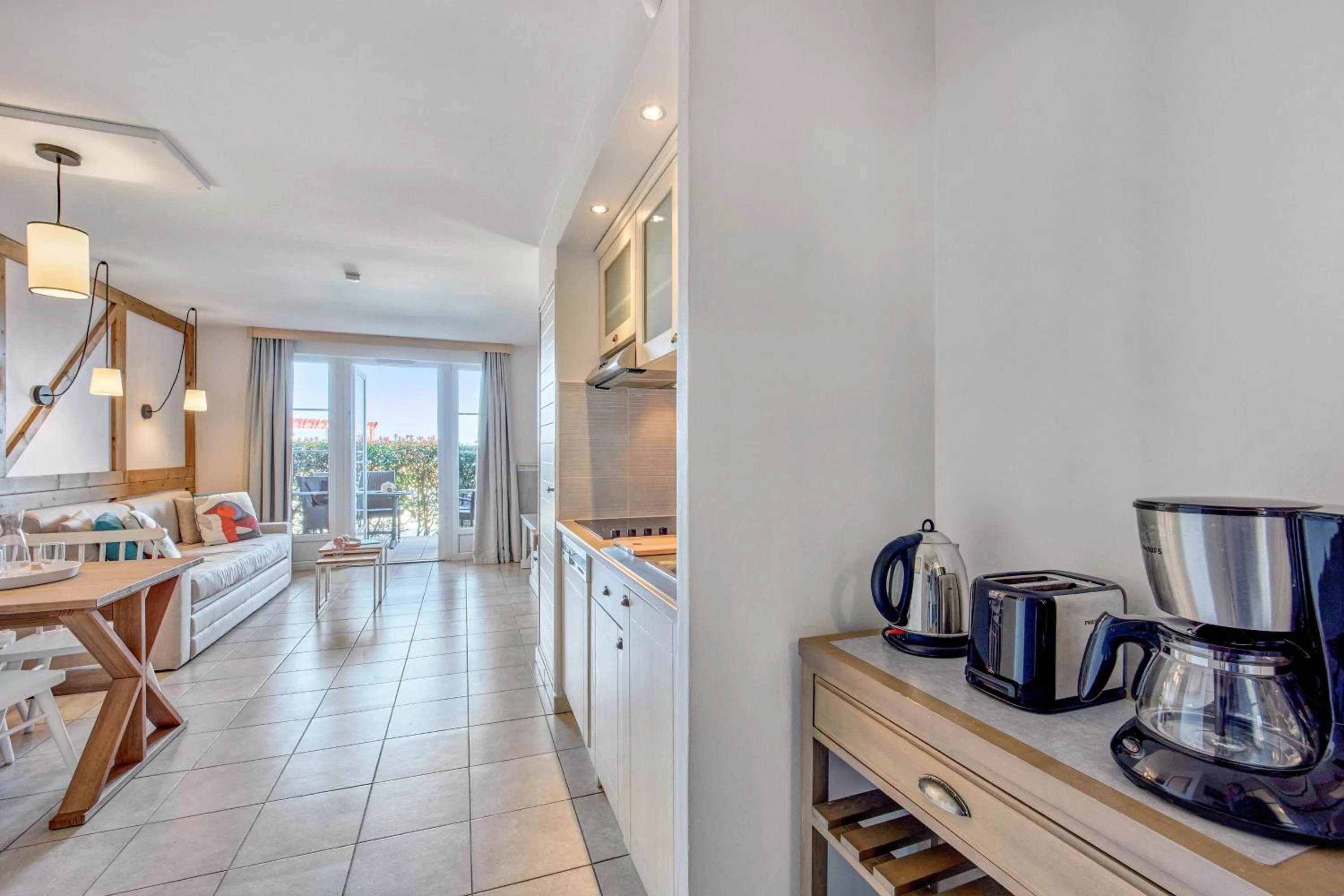 Patio in Pierre & Vacances Premium Residence & Spa Houlgate