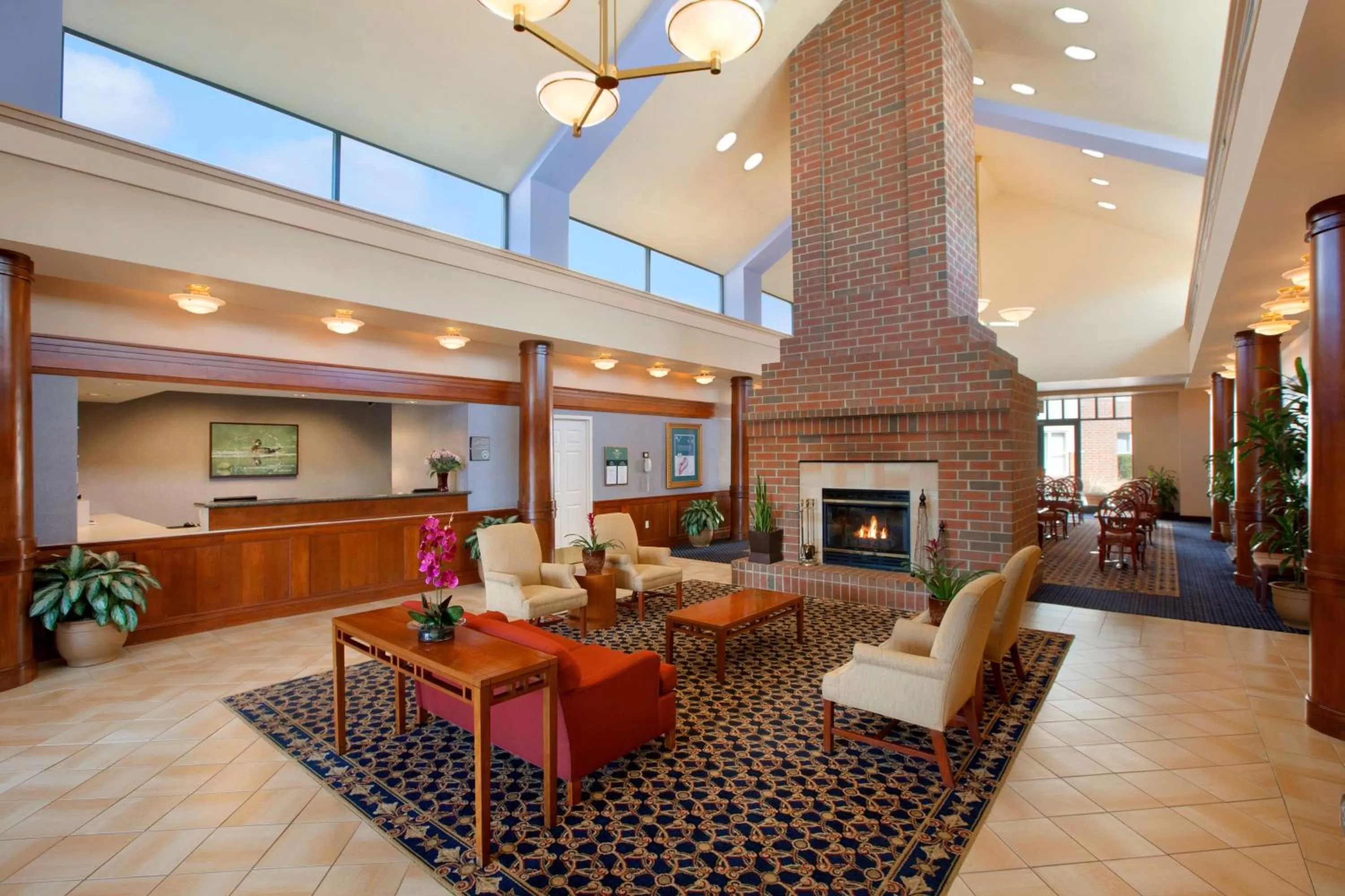 Lobby or reception in Homewood Suites by Hilton Falls Church