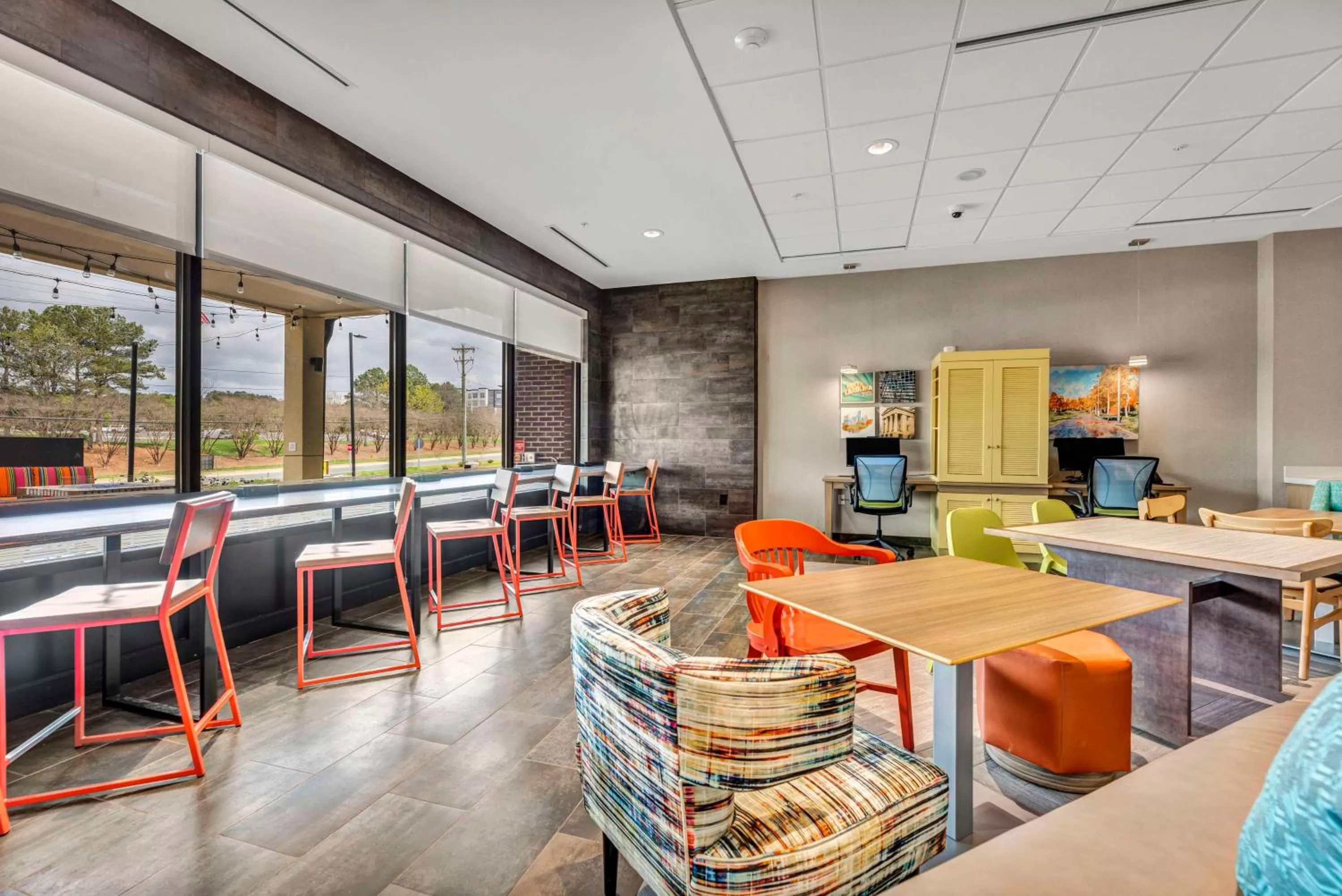 Lobby or reception in Home2 Suites by Hilton Raleigh West Lenovo Center