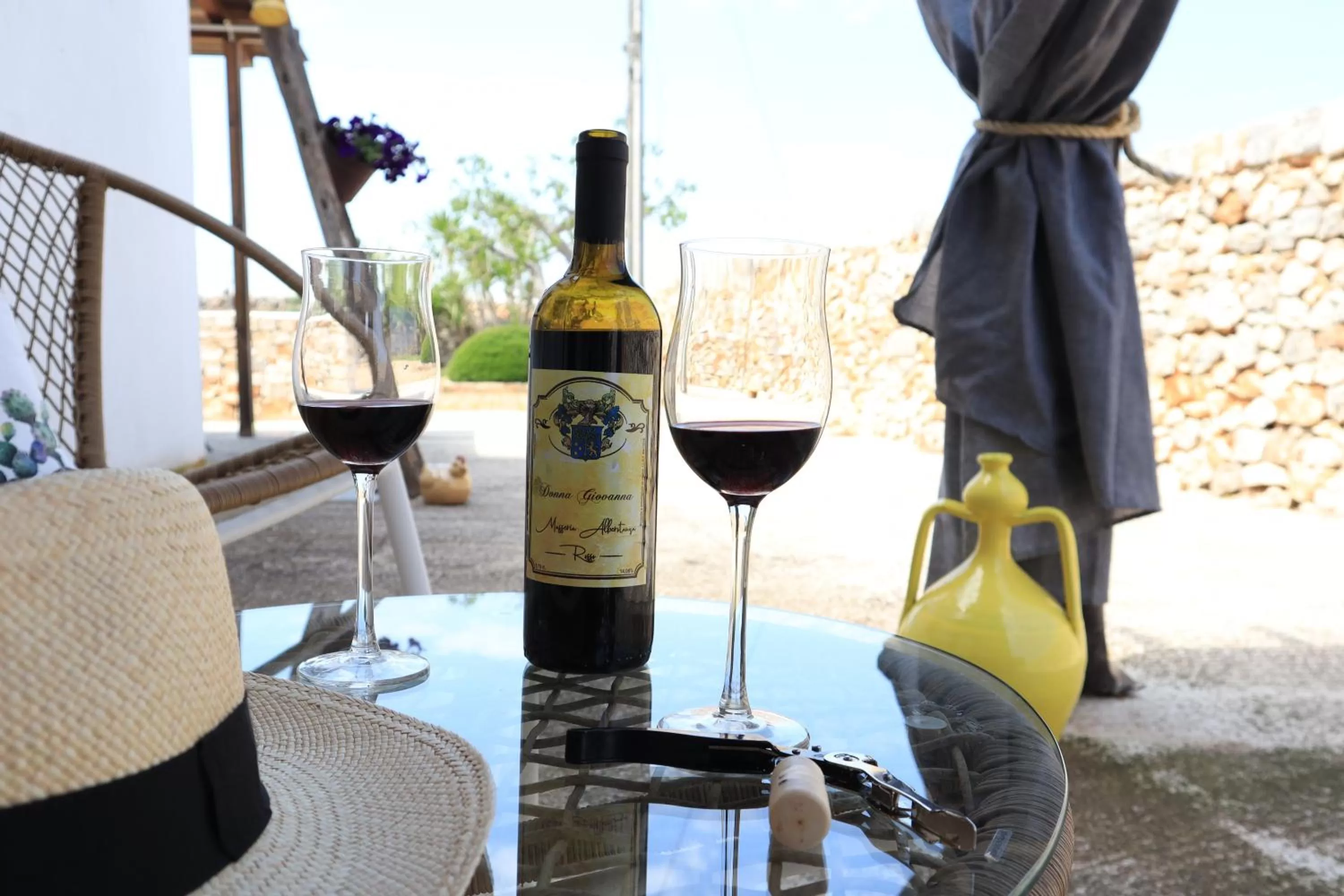 Patio in Agriturismo Masseria Alberotanza