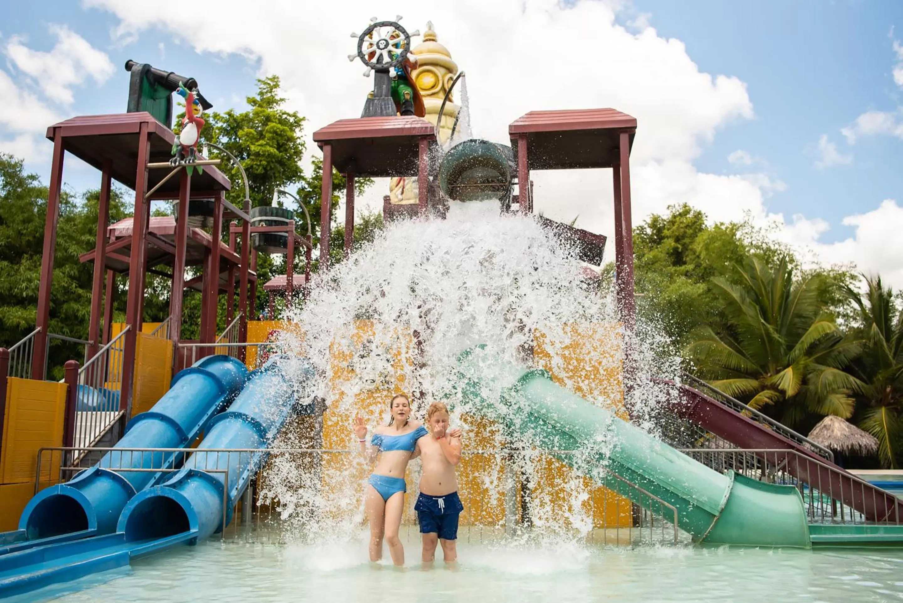 Aqua park in Grand Sirenis Punta Cana Resort & Aquagames - All Inclusive