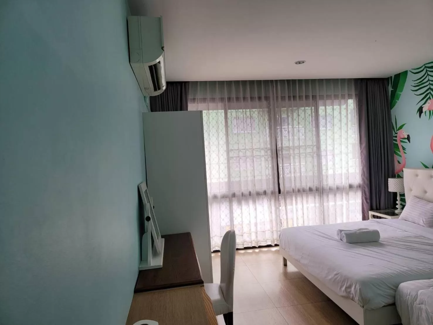 Bed in THAI HOTEL CHIANGMAI