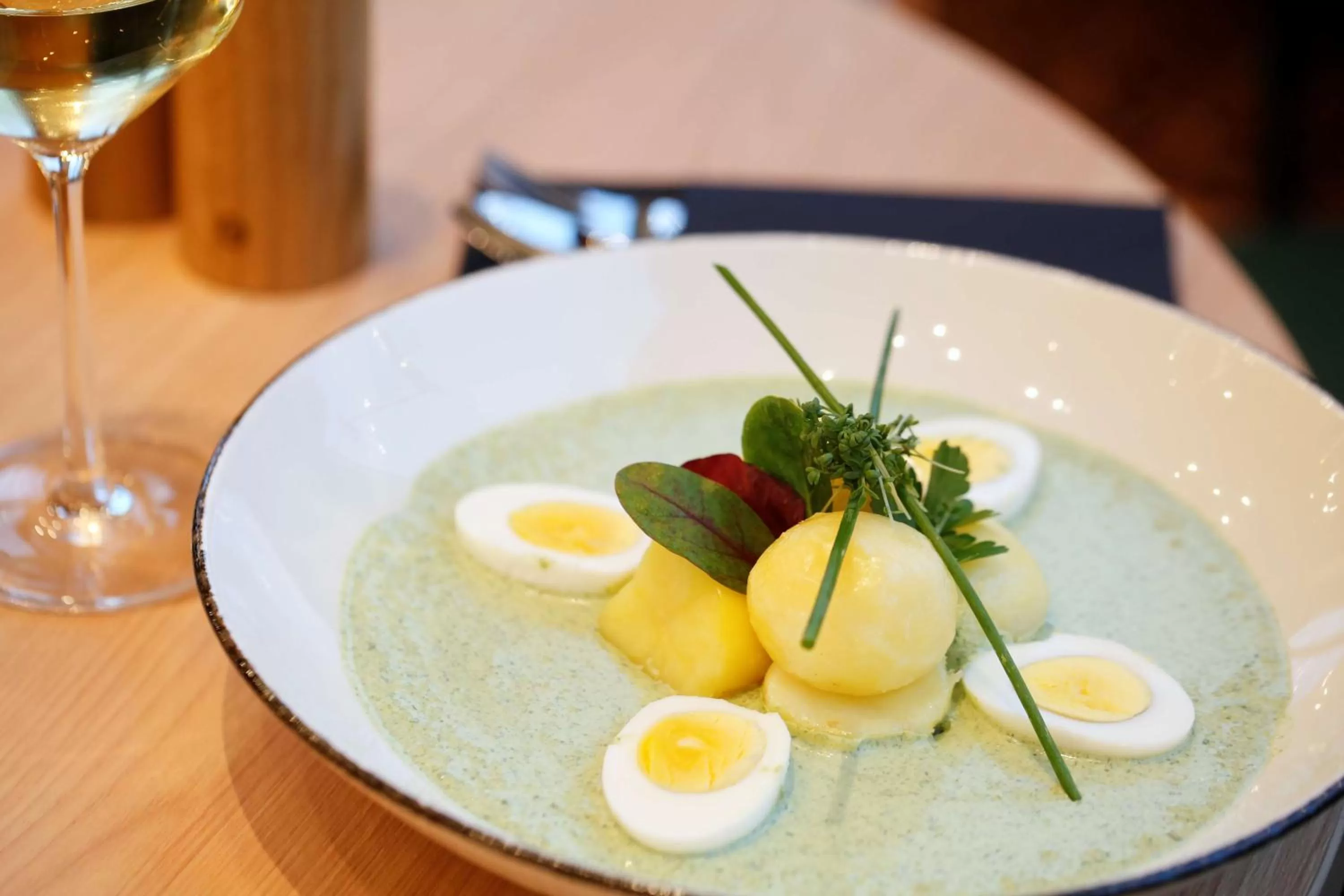 Restaurant/places to eat in Scandic Frankfurt Hafenpark