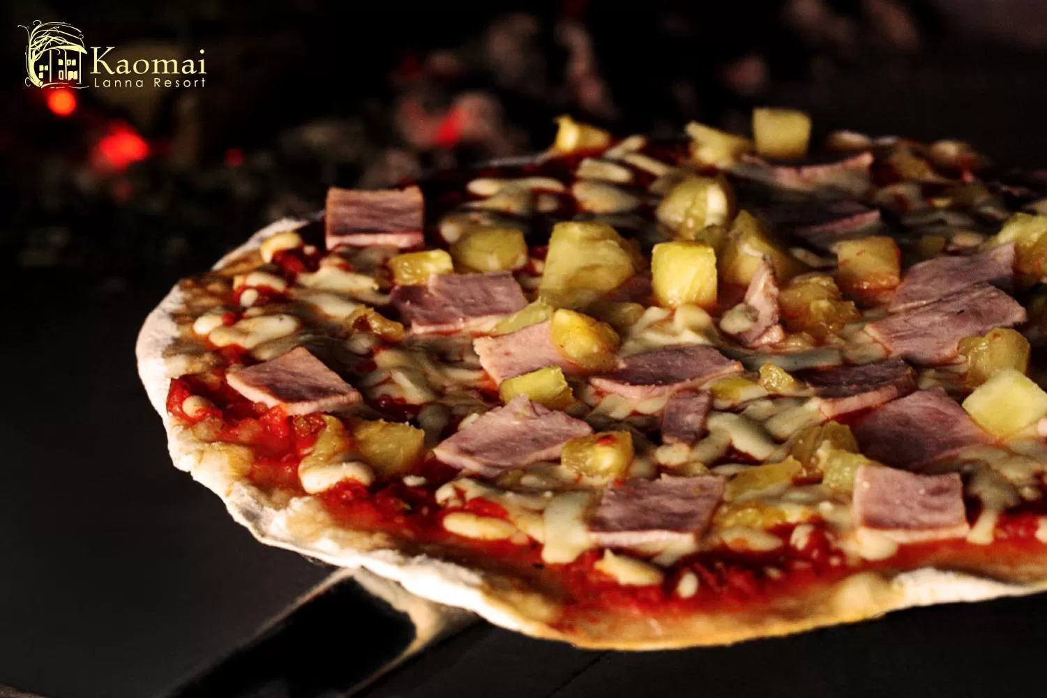 Food close-up in Kaomai Lanna Resort