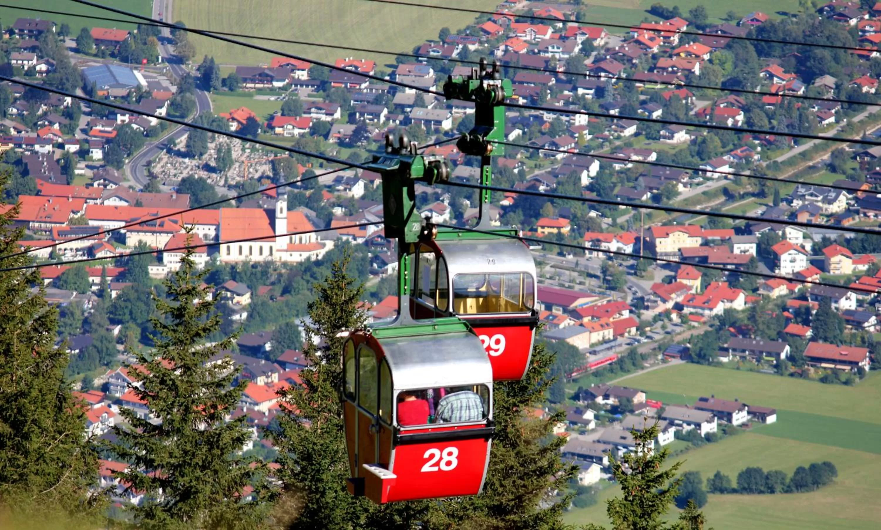 Neighbourhood, Bird's-eye View in Hotel Hohenaschau