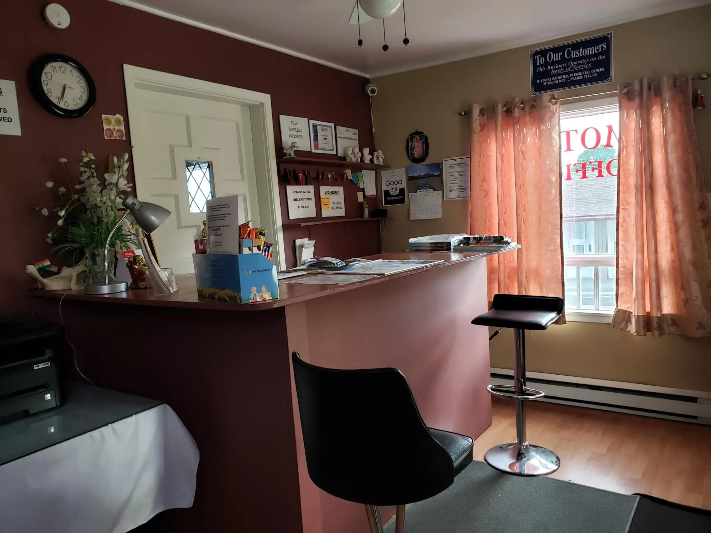 Lobby or reception in Regent Motel