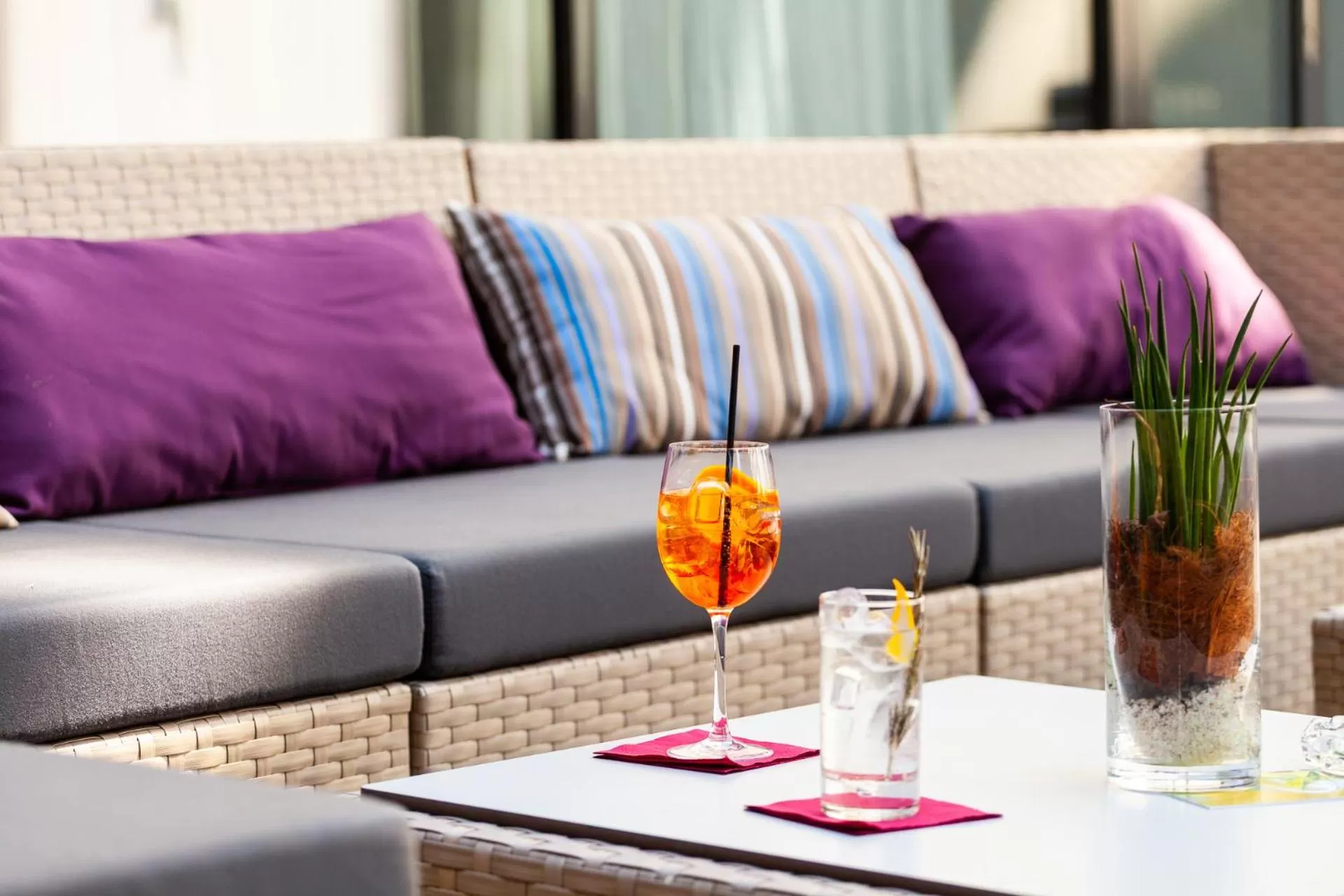 Patio in Novotel Basel City