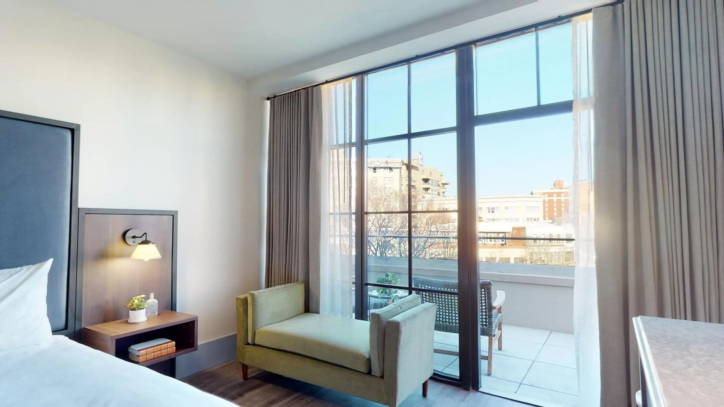 Bed in The Restoration Asheville