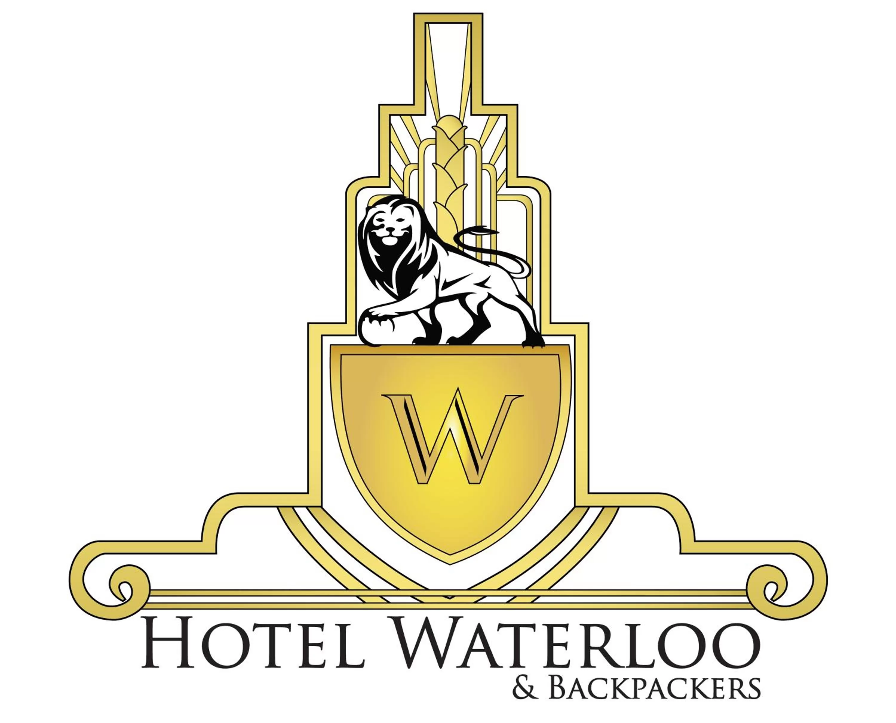 Property logo or sign in Hotel Waterloo & Backpackers