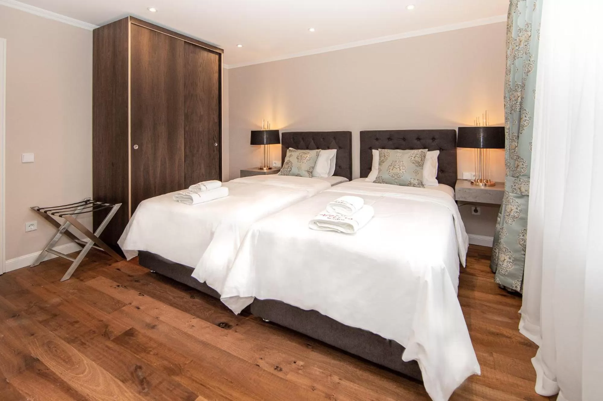 Bed in Hotel Allegra