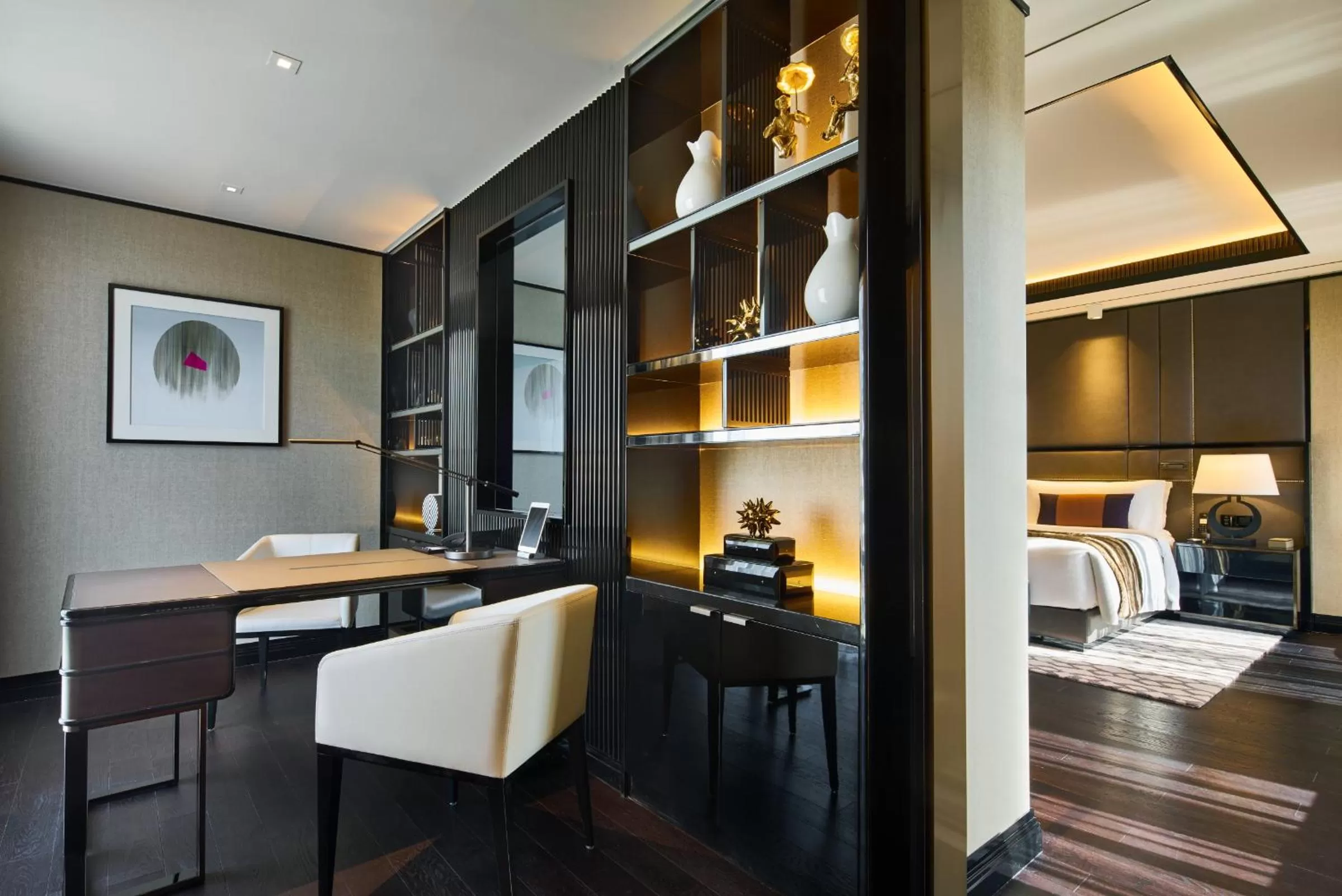 Seating area in Bellagio by MGM Shanghai - on the bund