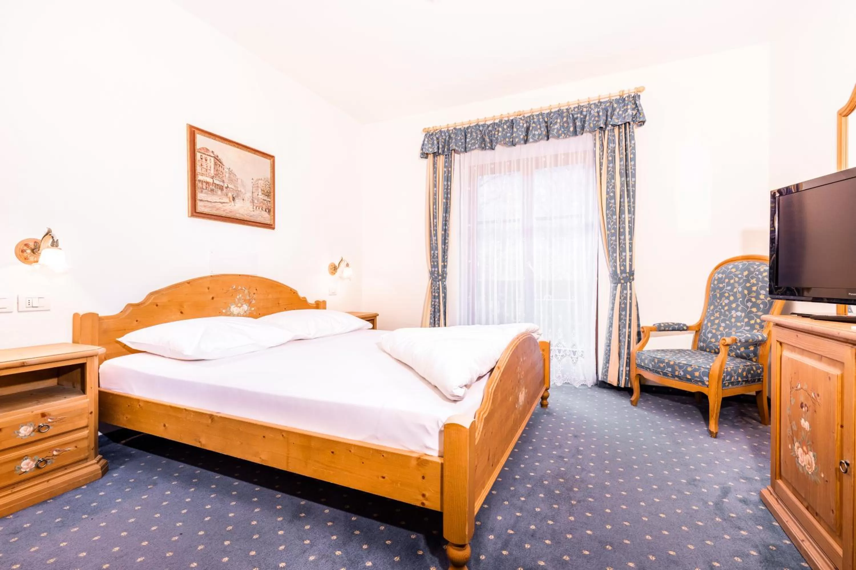 Bed in Hotel Restaurant Putzer