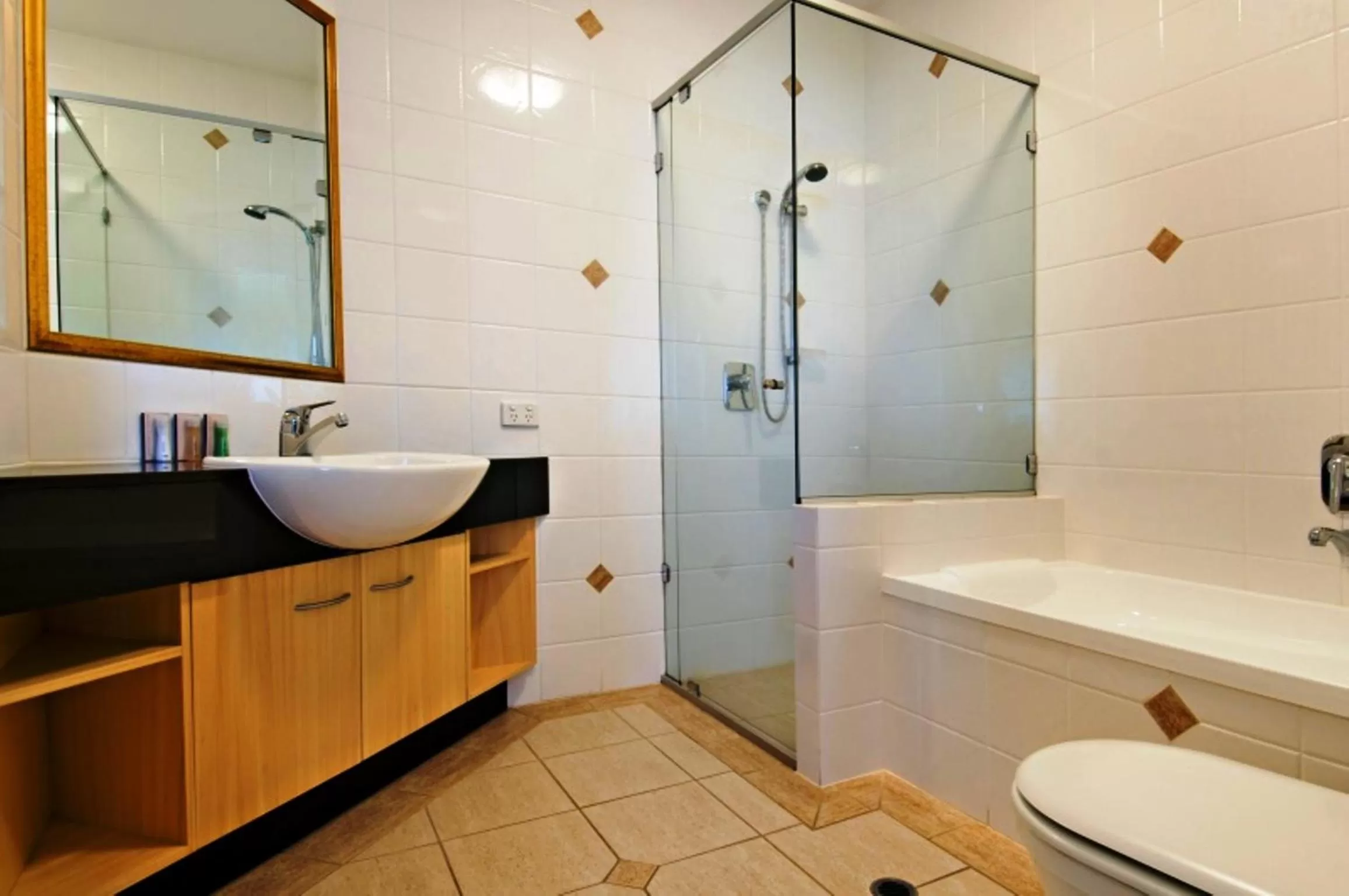 Bathroom in Santorini Twin Waters