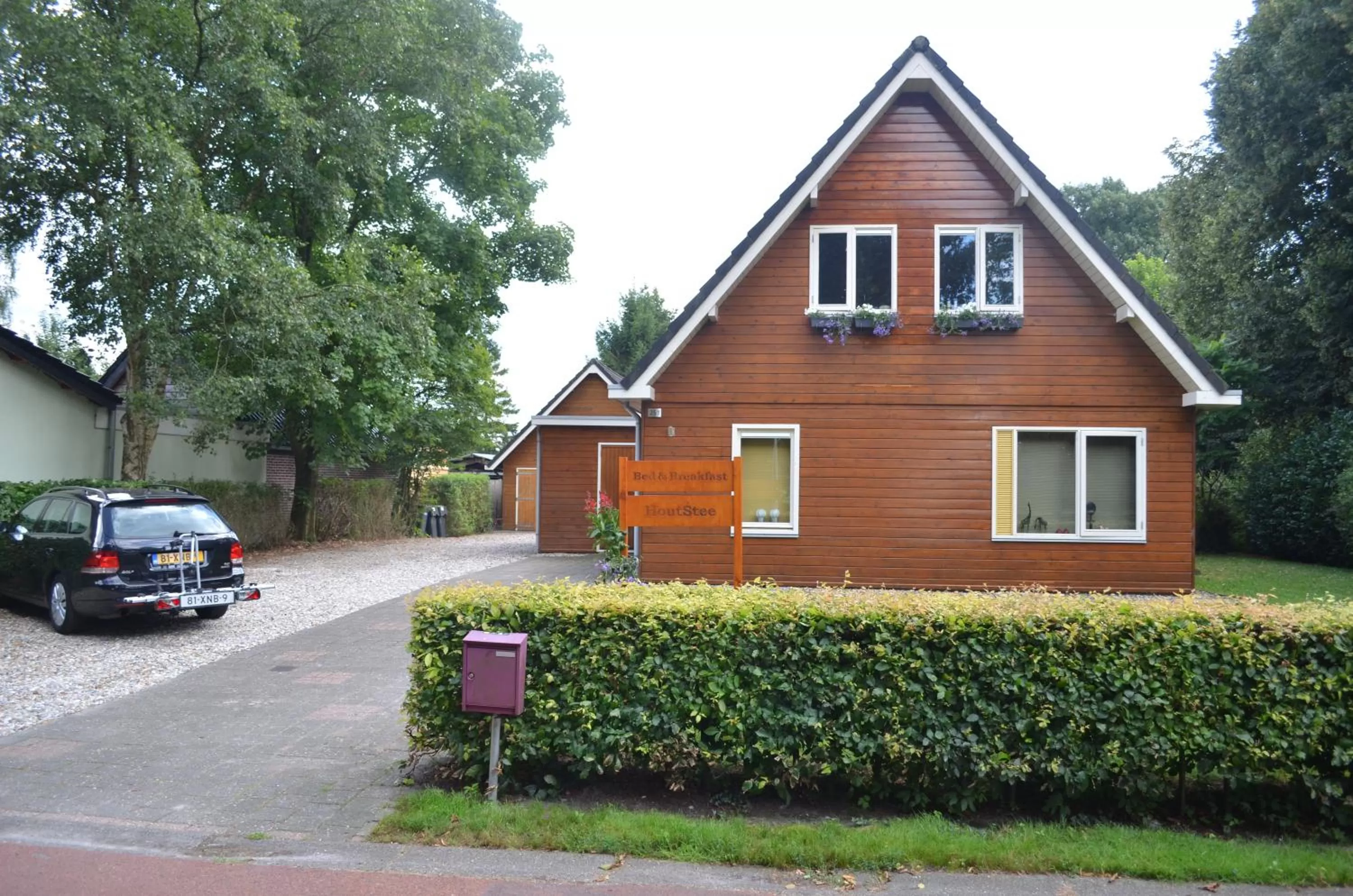 Facade/entrance, Garden in B&B Houtstee